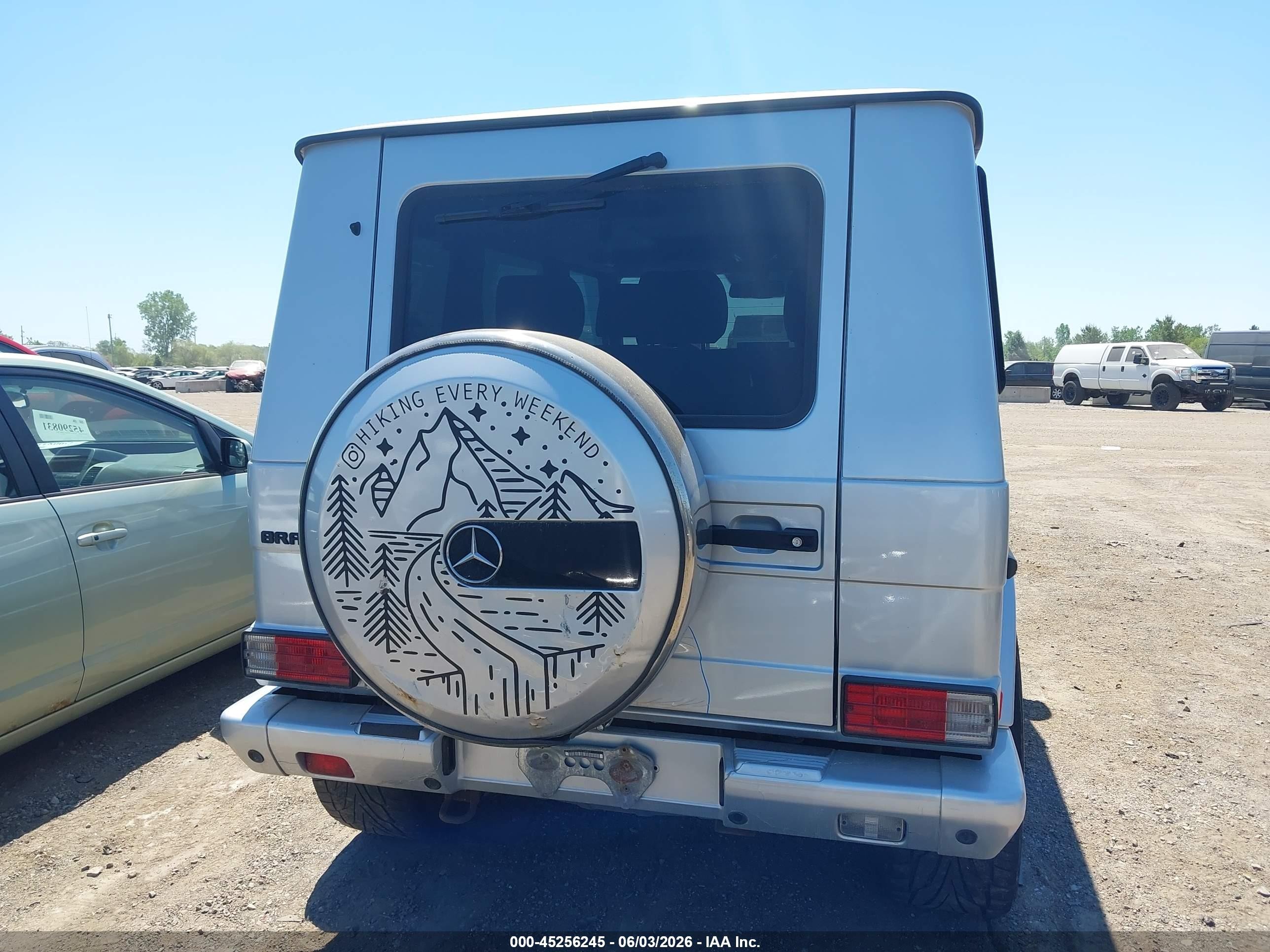 2007 Mercedes-benz G 500 4matic Серебряный vin: WDCYR49EX7X168822