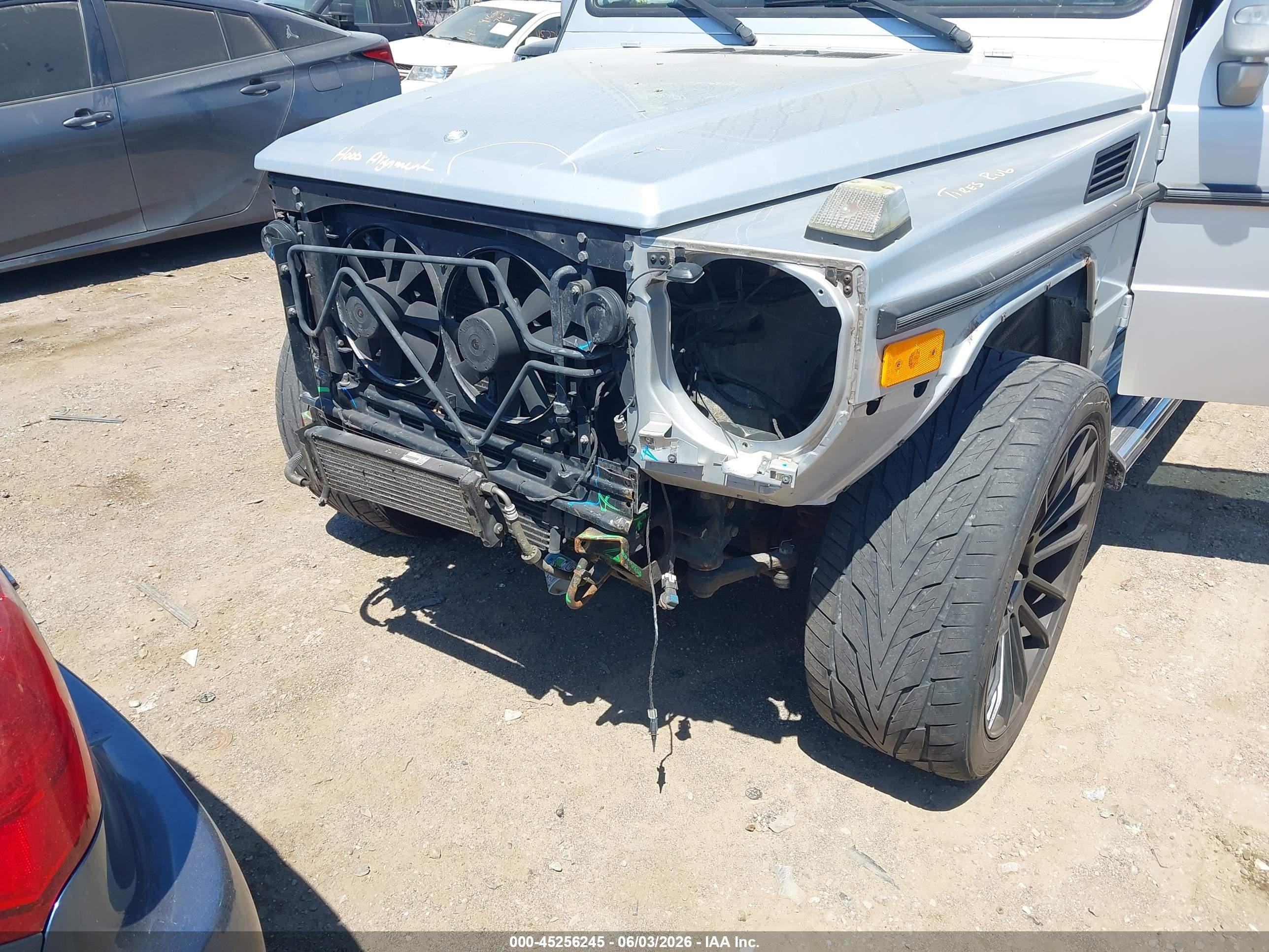 2007 Mercedes-benz G 500 4matic Серебряный vin: WDCYR49EX7X168822