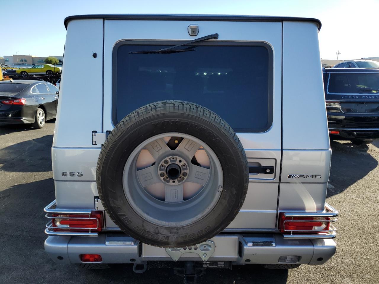 2007 Mercedes-benz G 55 Amg Silver vin: WDCYR71E17X170505
