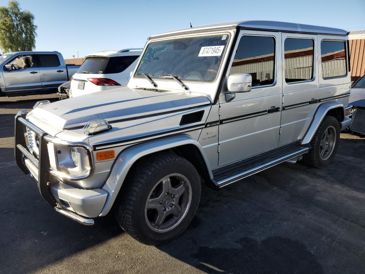 2007 Mercedes-benz G 55 Amg Silver vin: WDCYR71E17X170505