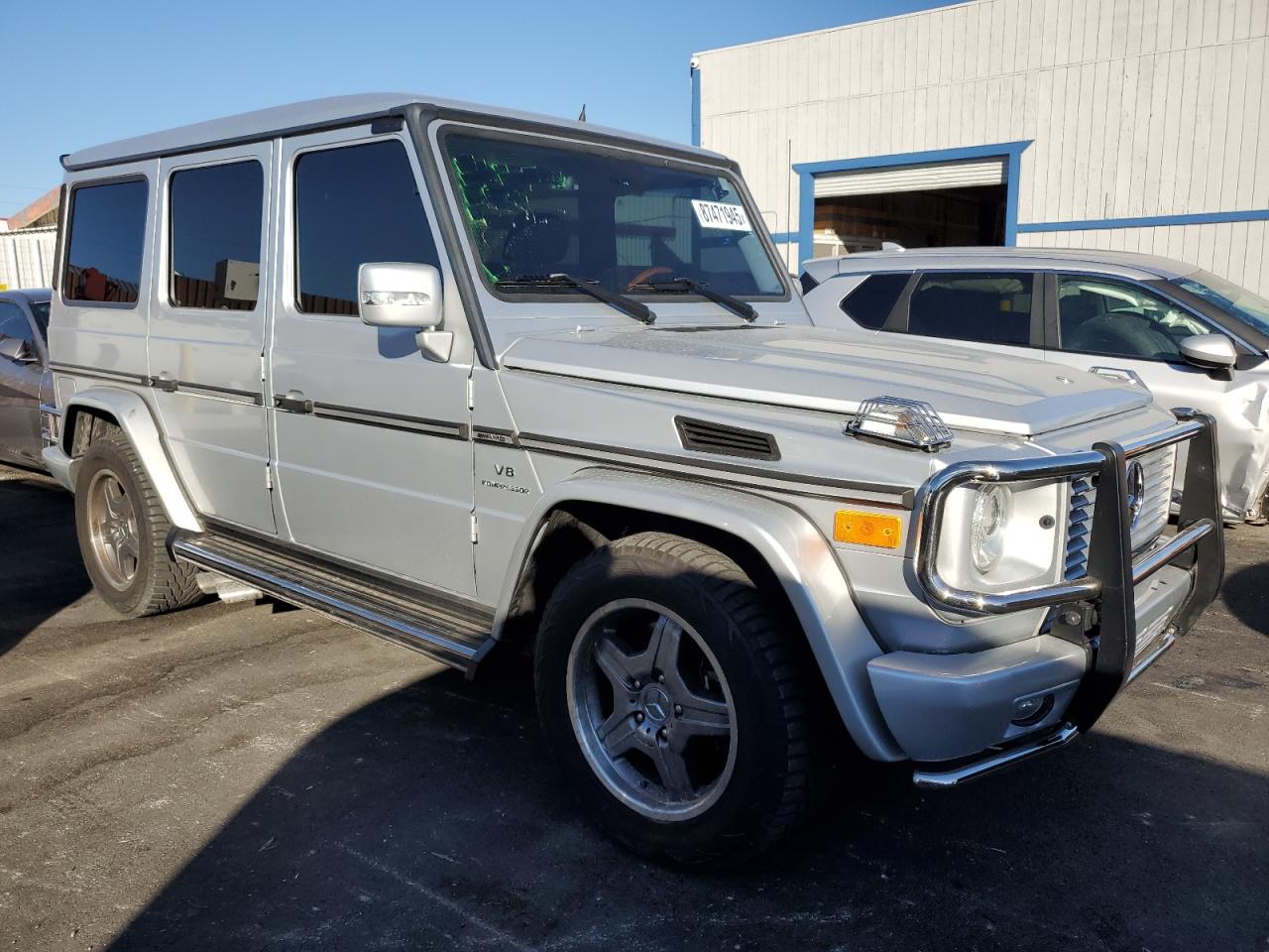 2007 Mercedes-benz G 55 Amg Silver vin: WDCYR71E17X170505