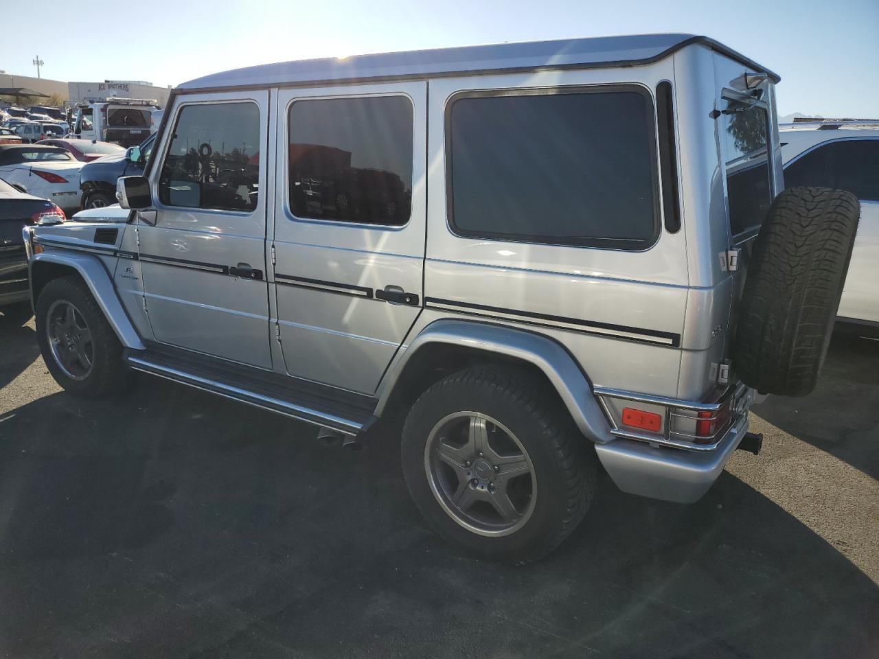 2007 Mercedes-benz G 55 Amg Silver vin: WDCYR71E17X170505