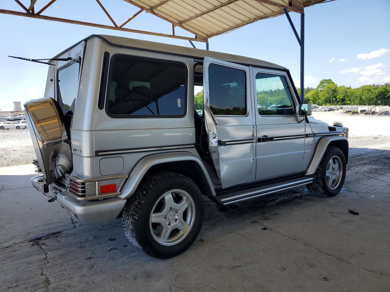 2006 Mercedes-benz G 55 Amg Silver vin: WDCYR71E26X166641