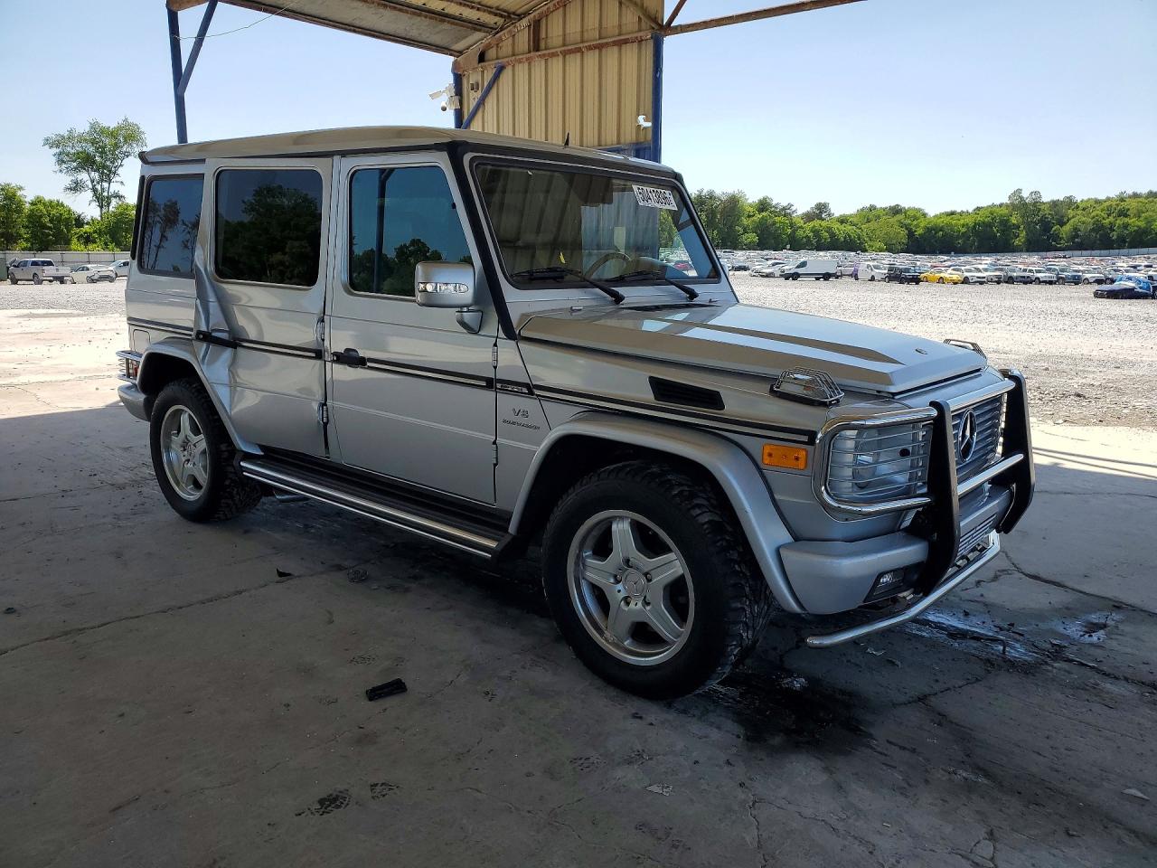 2006 Mercedes-benz G 55 Amg Silver vin: WDCYR71E26X166641