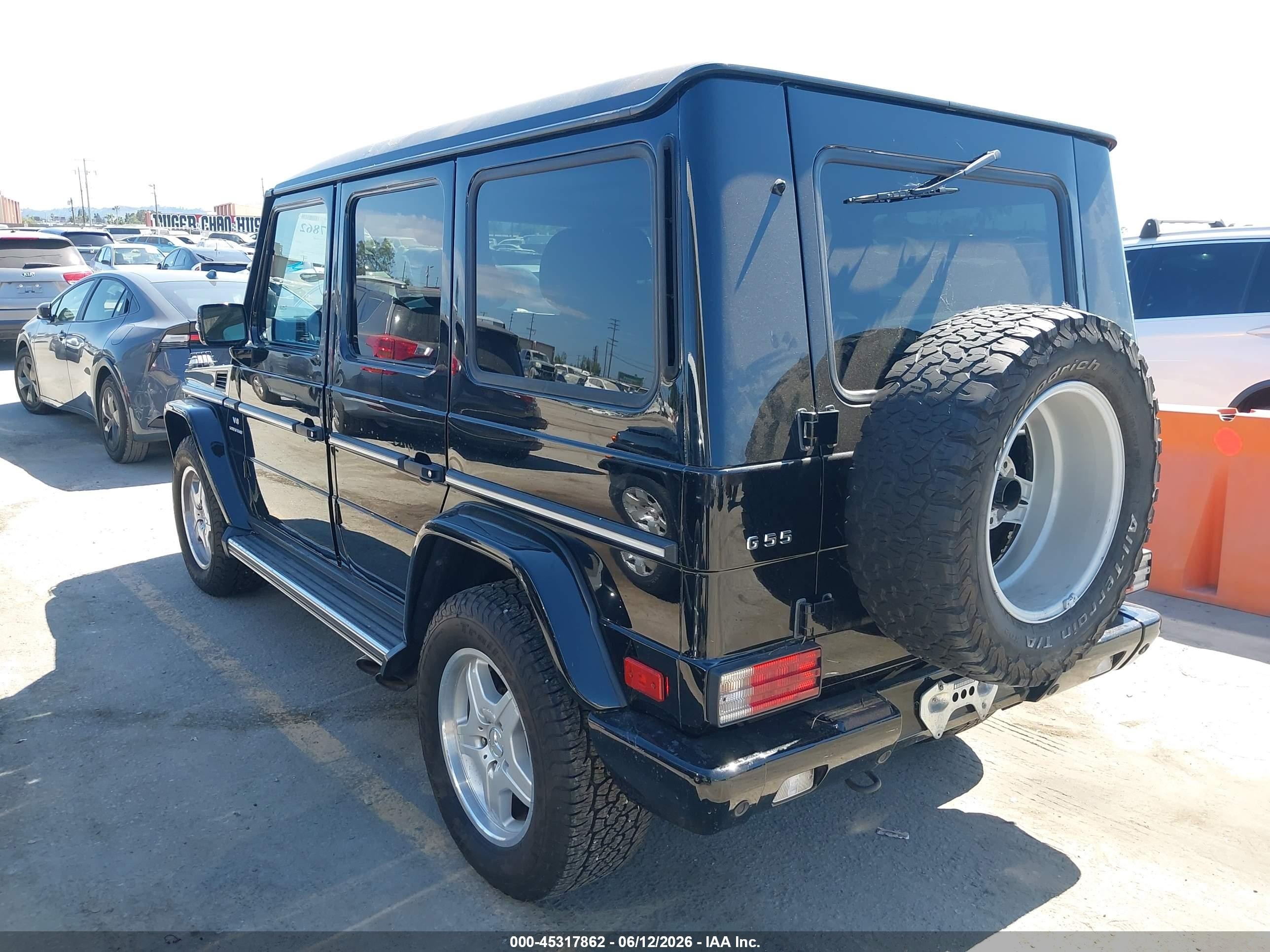 2005 Mercedes-benz G 55 Amg 4matic/grand Edition 4matic Black vin: WDCYR71E65X157391