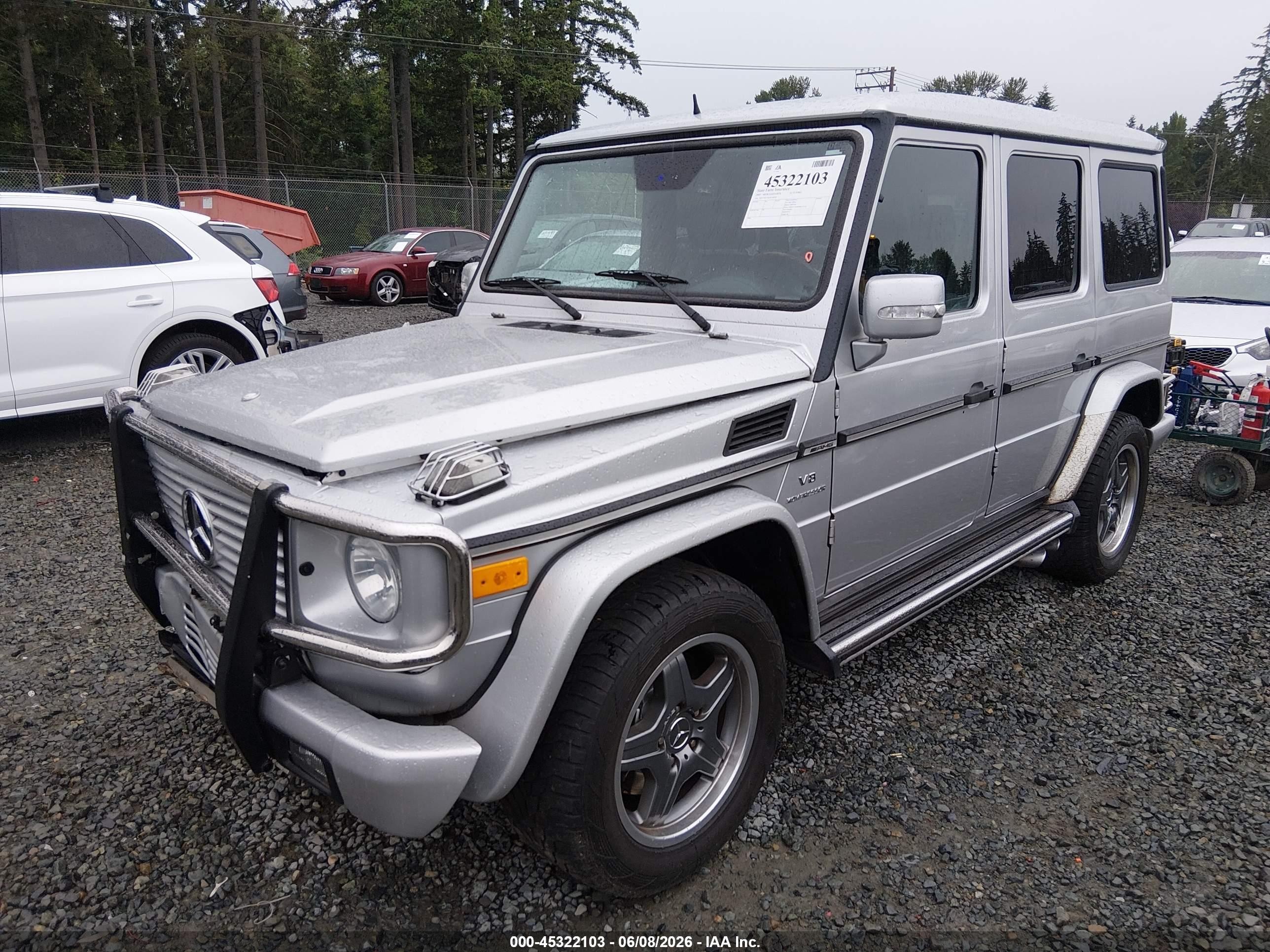 2005 Mercedes-benz G 55 Amg 4matic/grand Edition 4matic Silver vin: WDCYR71E65X160520