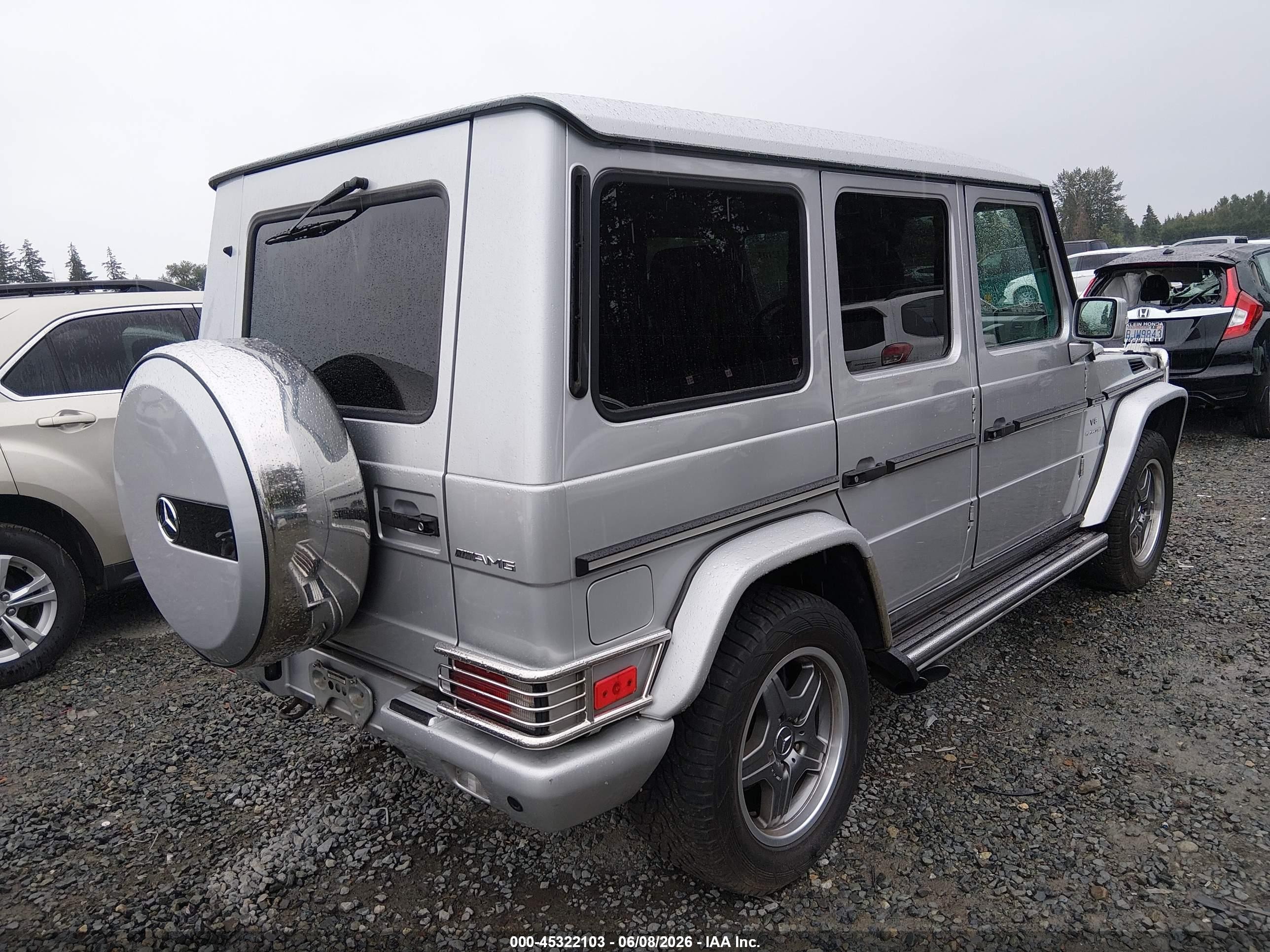 2005 Mercedes-benz G 55 Amg 4matic/grand Edition 4matic Silver vin: WDCYR71E65X160520