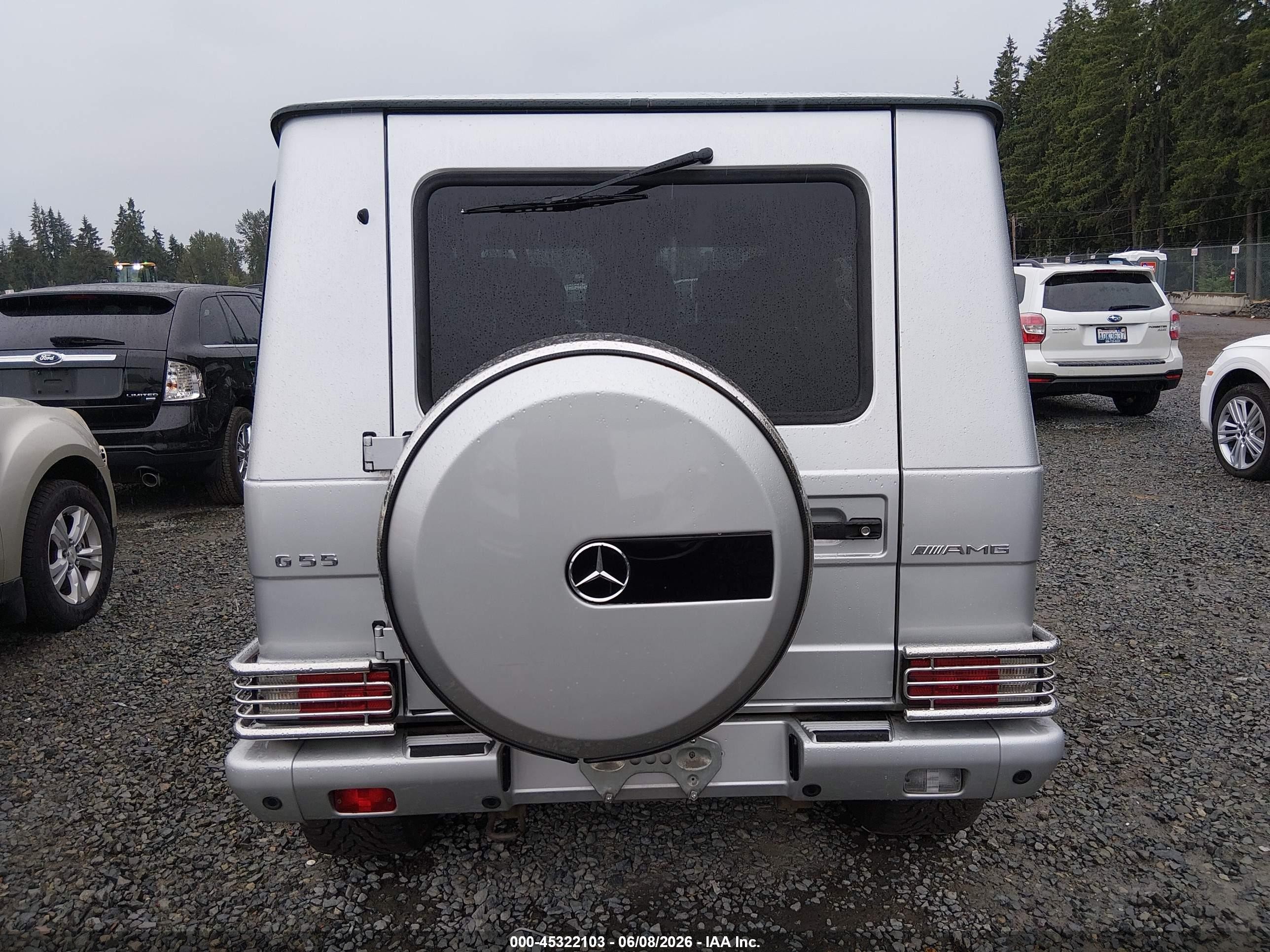 2005 Mercedes-benz G 55 Amg 4matic/grand Edition 4matic Silver vin: WDCYR71E65X160520