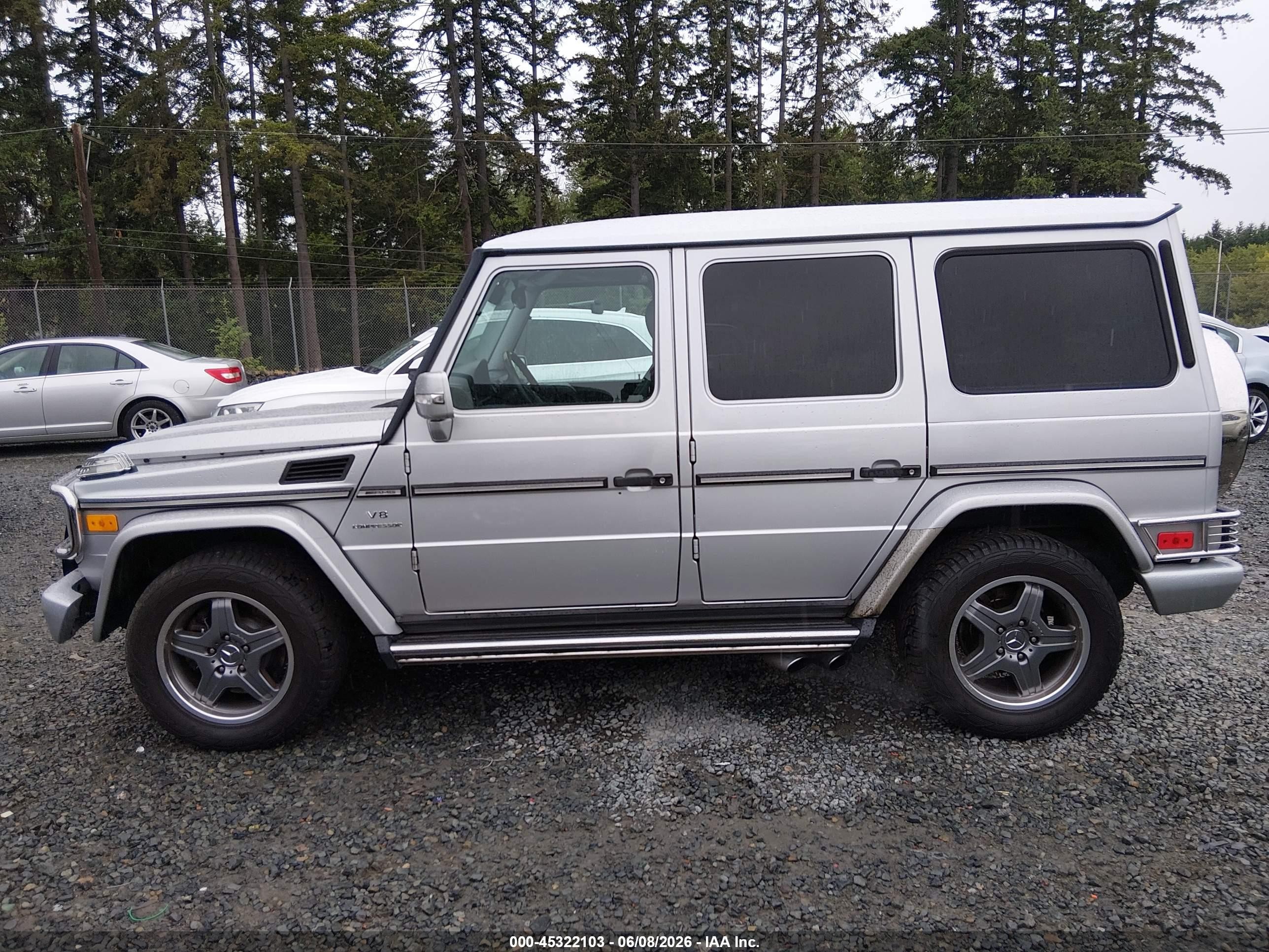 2005 Mercedes-benz G 55 Amg 4matic/grand Edition 4matic Silver vin: WDCYR71E65X160520