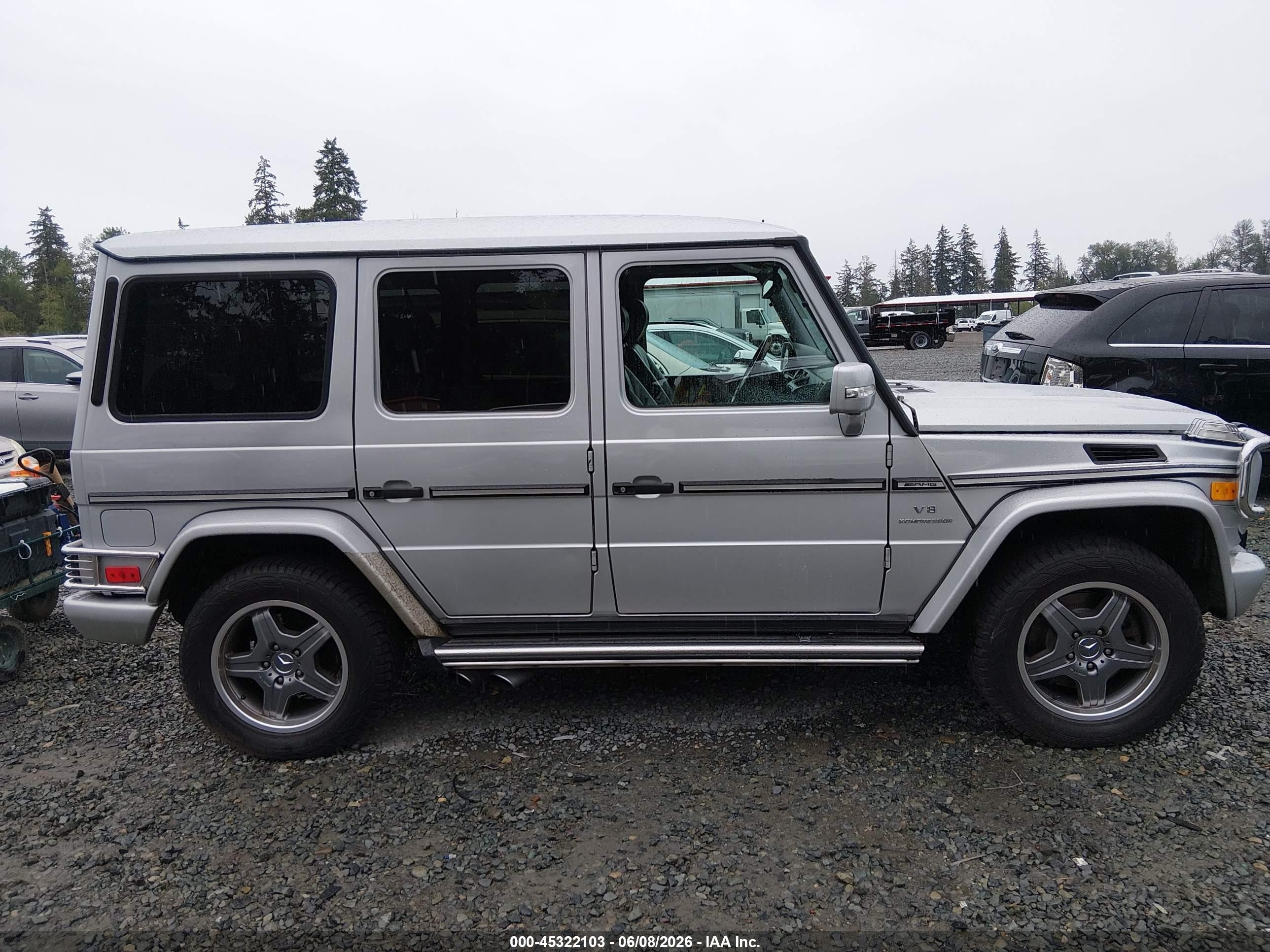 2005 Mercedes-benz G 55 Amg 4matic/grand Edition 4matic Silver vin: WDCYR71E65X160520