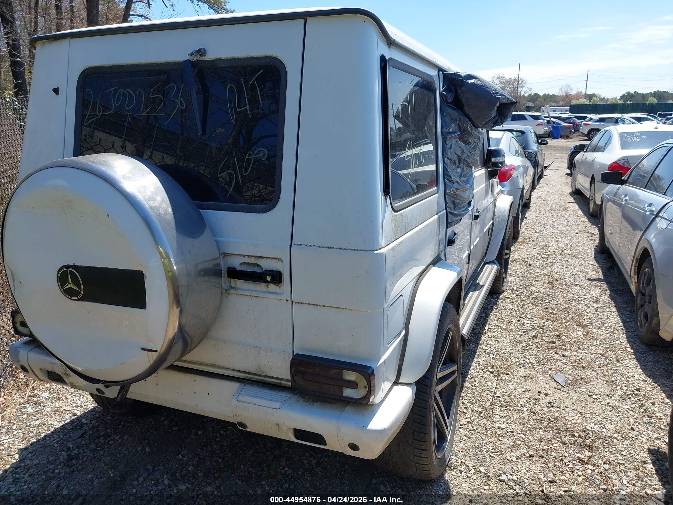 2005 Mercedes-benz G 55 Amg 4matic/grand Edition 4matic White vin: WDCYR71E65X163112