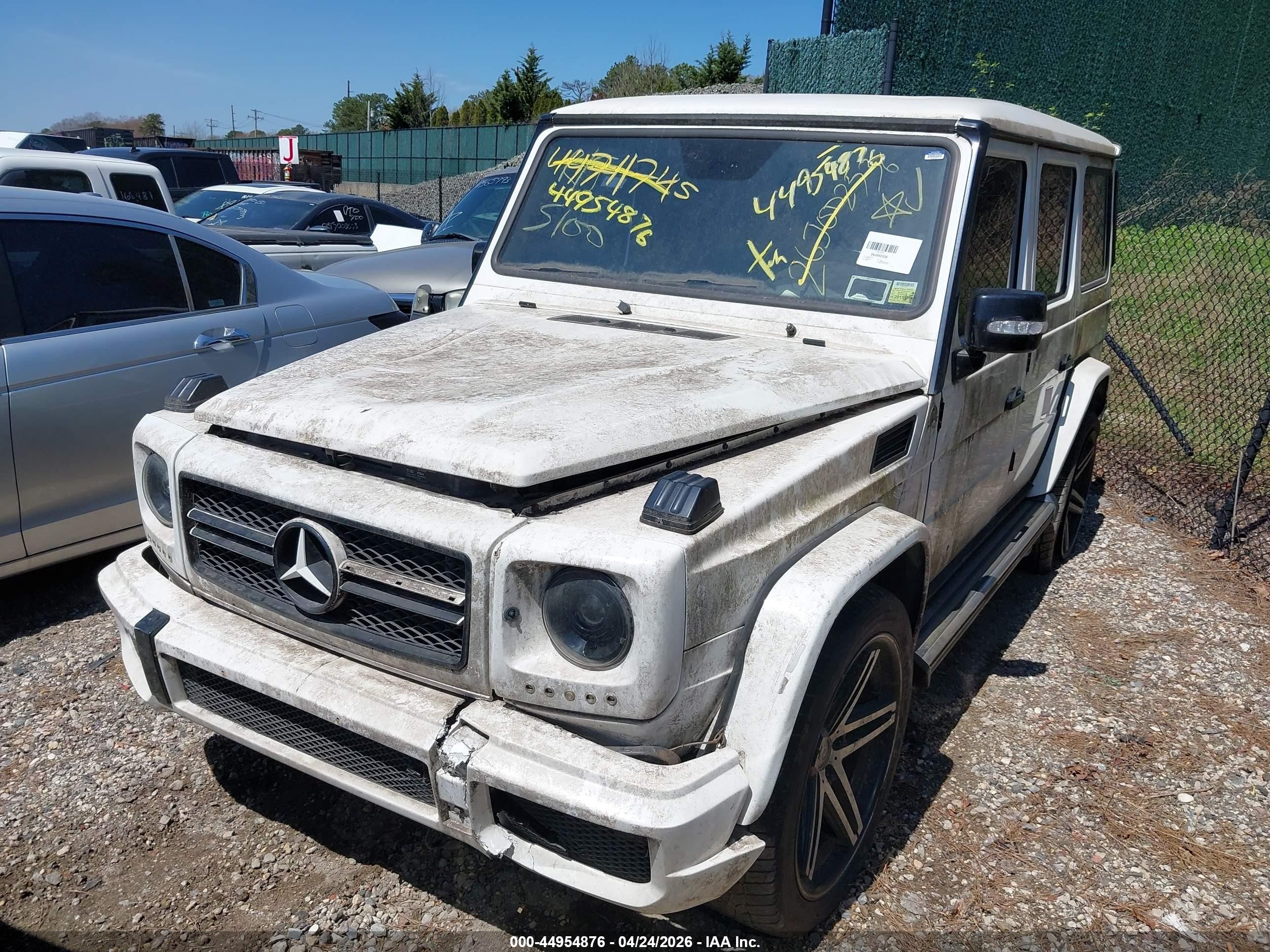 2005 Mercedes-benz G 55 Amg 4matic/grand Edition 4matic White vin: WDCYR71E65X163112