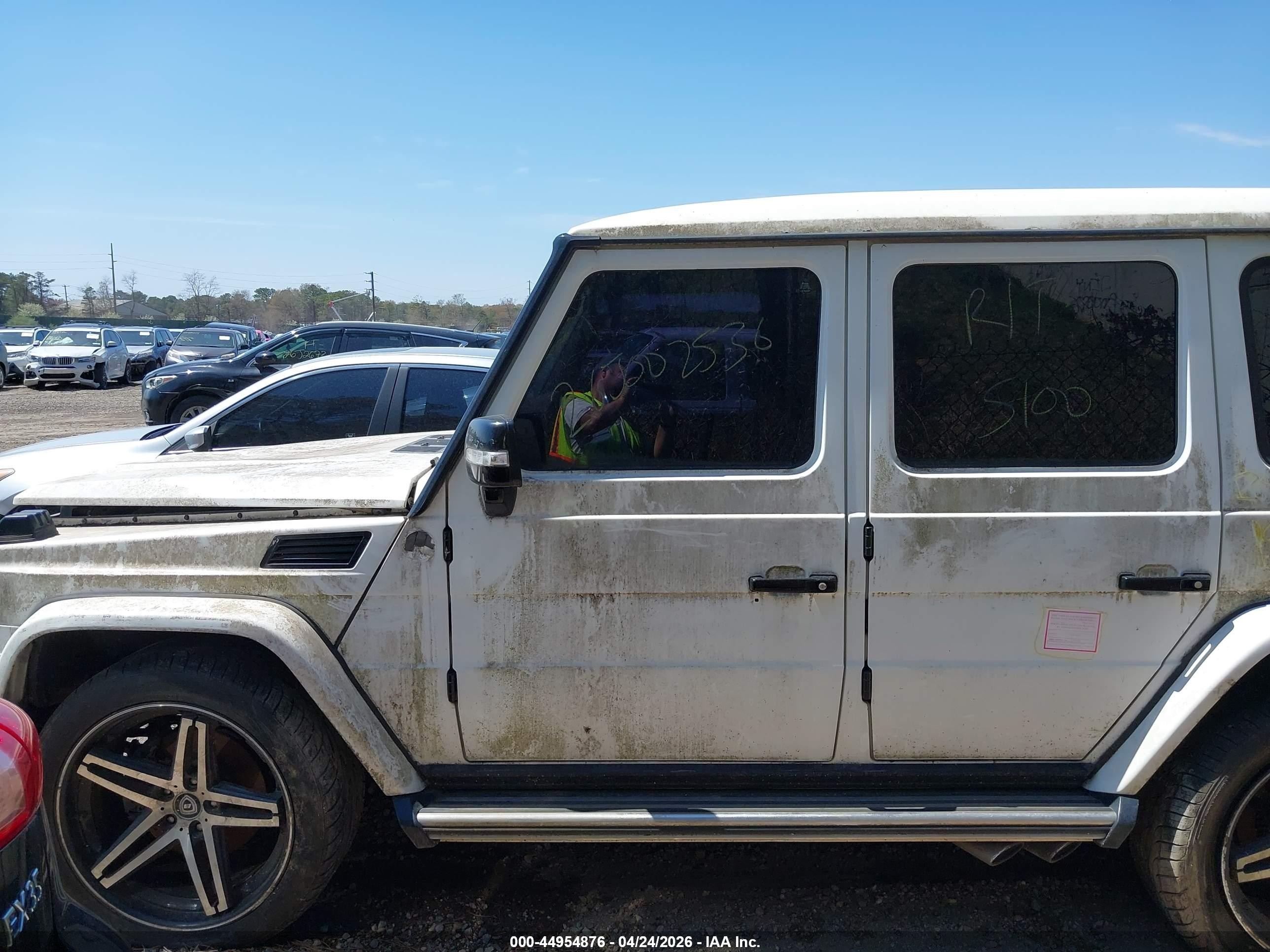 2005 Mercedes-benz G 55 Amg 4matic/grand Edition 4matic White vin: WDCYR71E65X163112