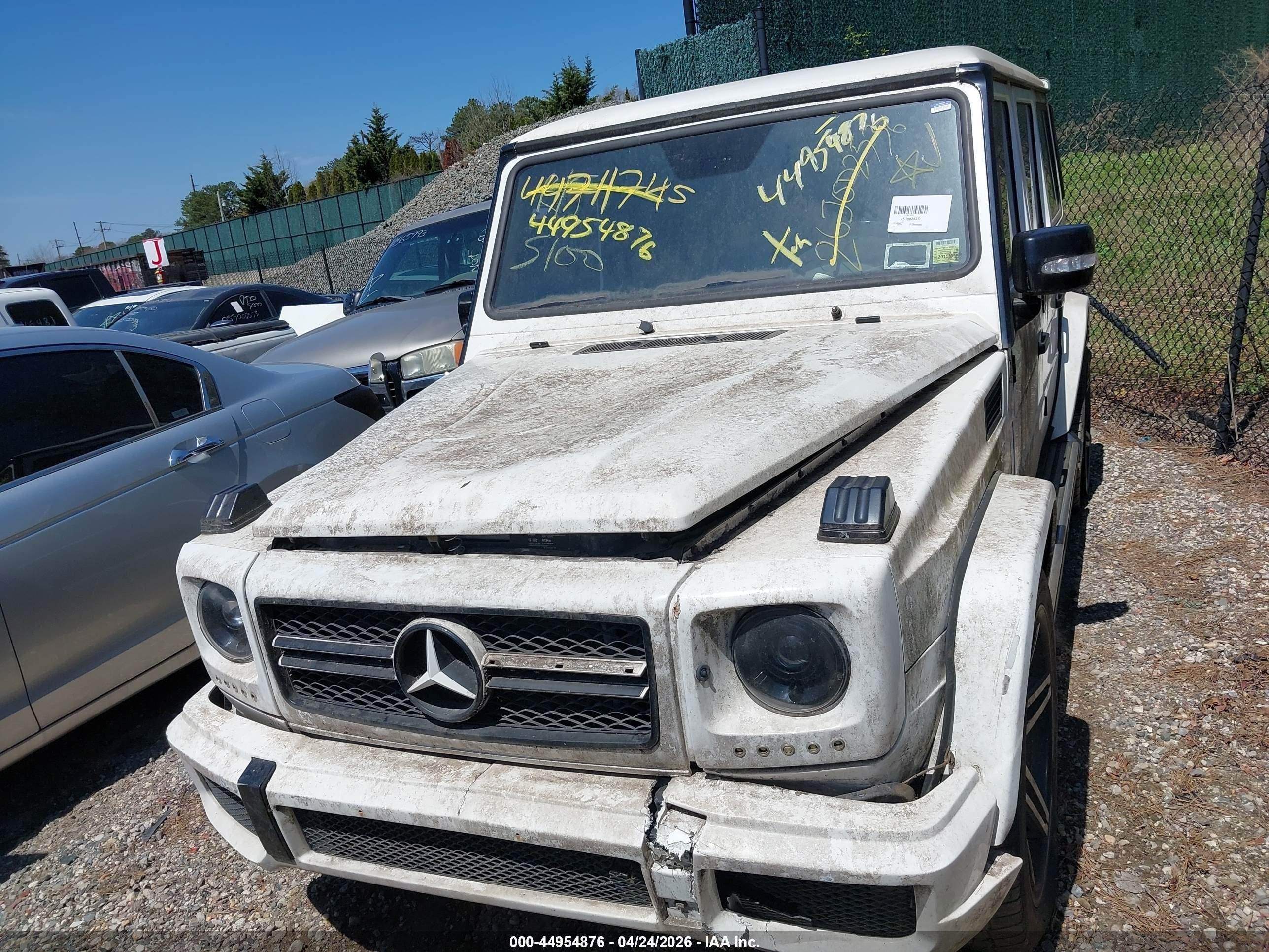2005 Mercedes-benz G 55 Amg 4matic/grand Edition 4matic White vin: WDCYR71E65X163112