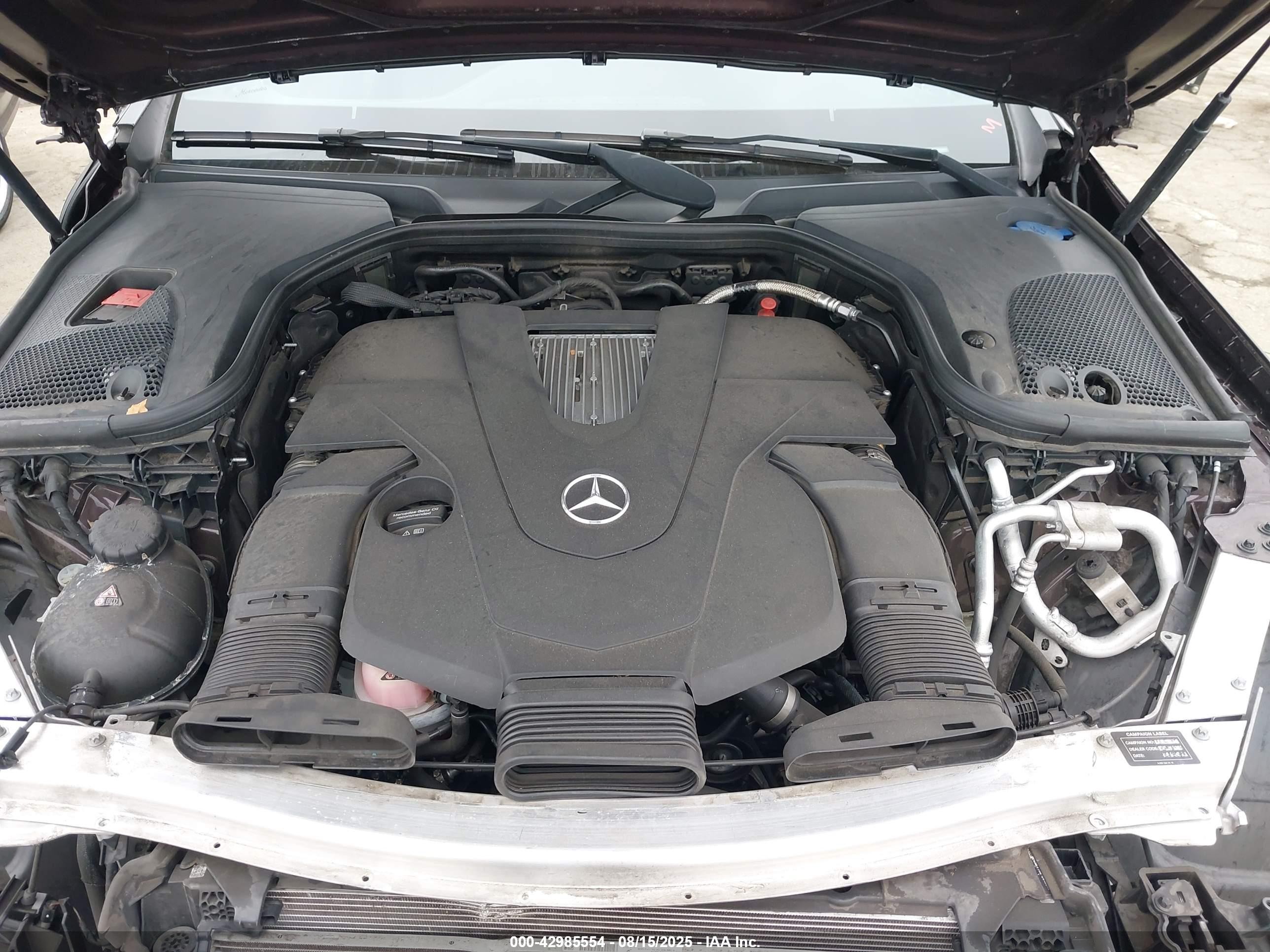 2019 Mercedes-benz E 450   Бордовый vin: WDD1J6HB5KF073588