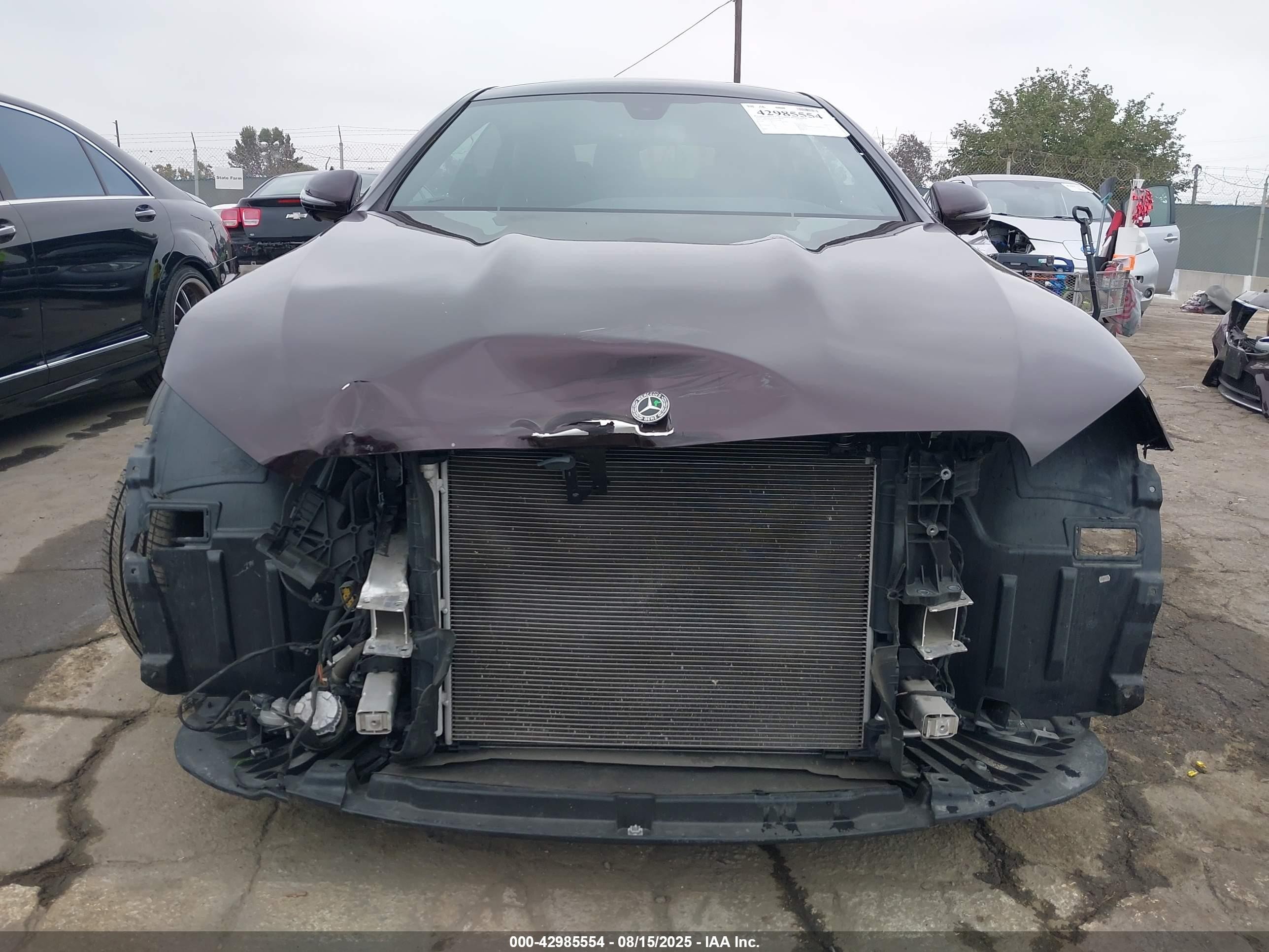 2019 Mercedes-benz E 450   Бордовый vin: WDD1J6HB5KF073588