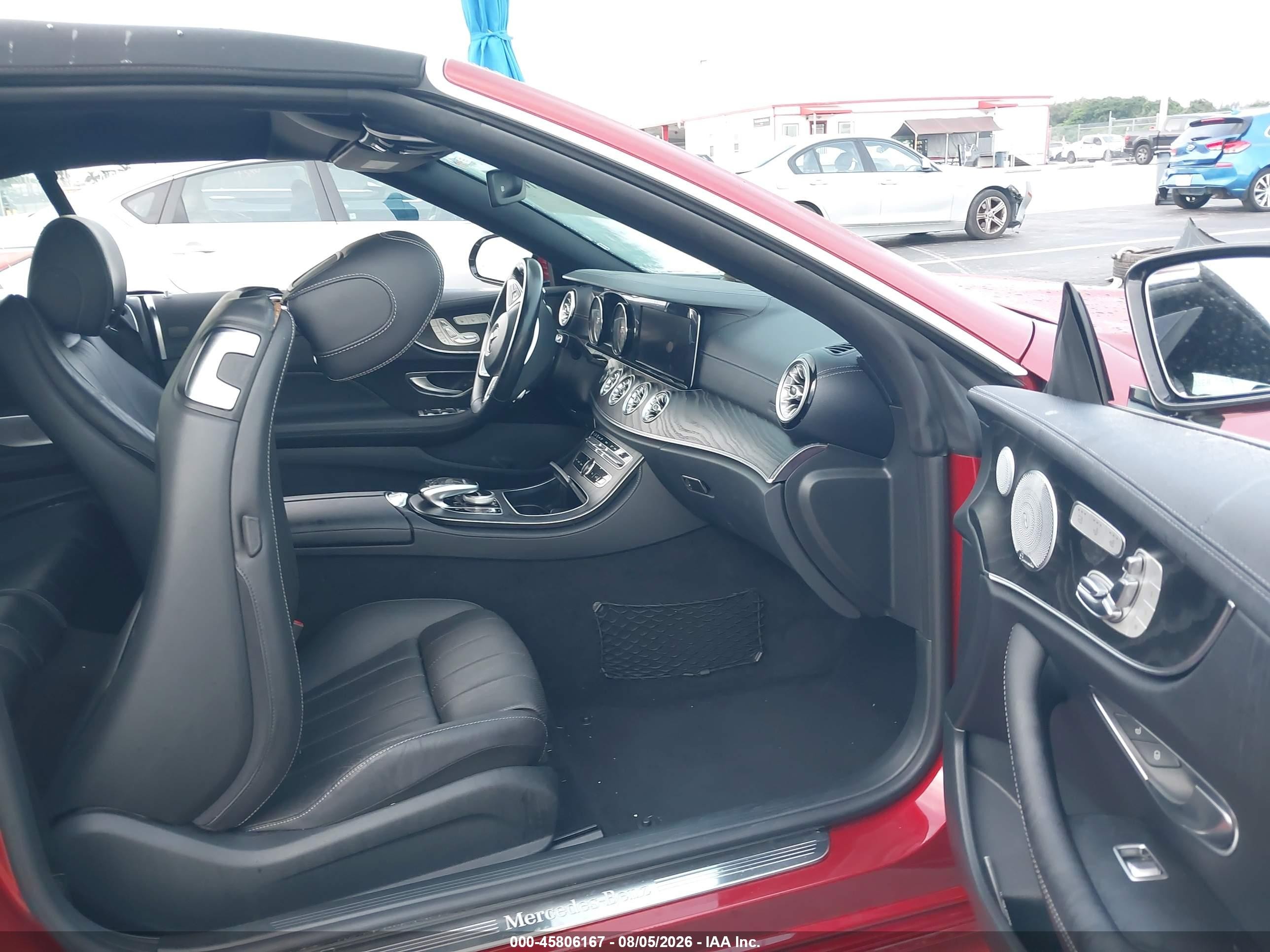2018 Mercedes-benz E 400 Red vin: WDD1K6FB6JF042106