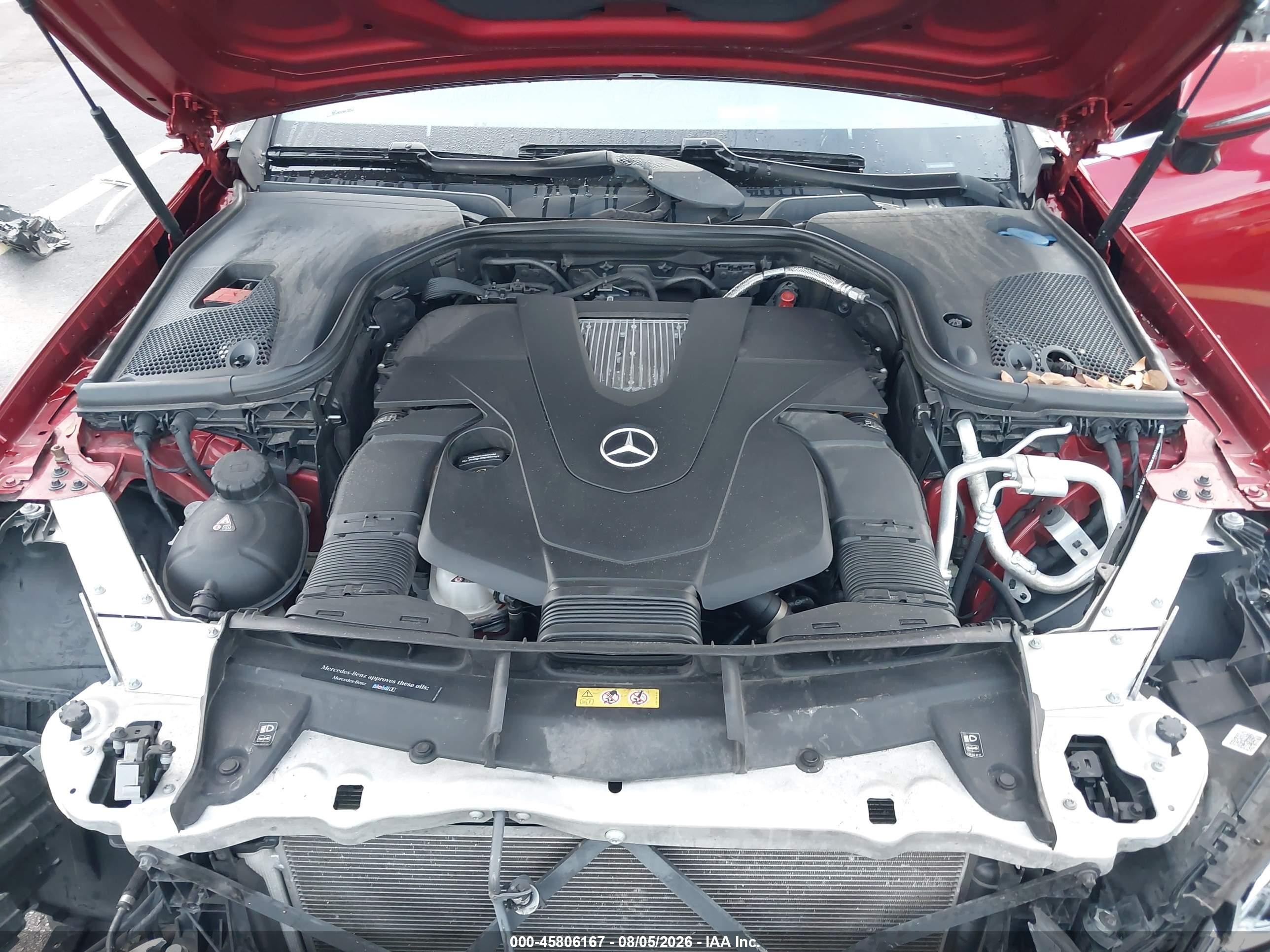 2018 Mercedes-benz E 400 Red vin: WDD1K6FB6JF042106