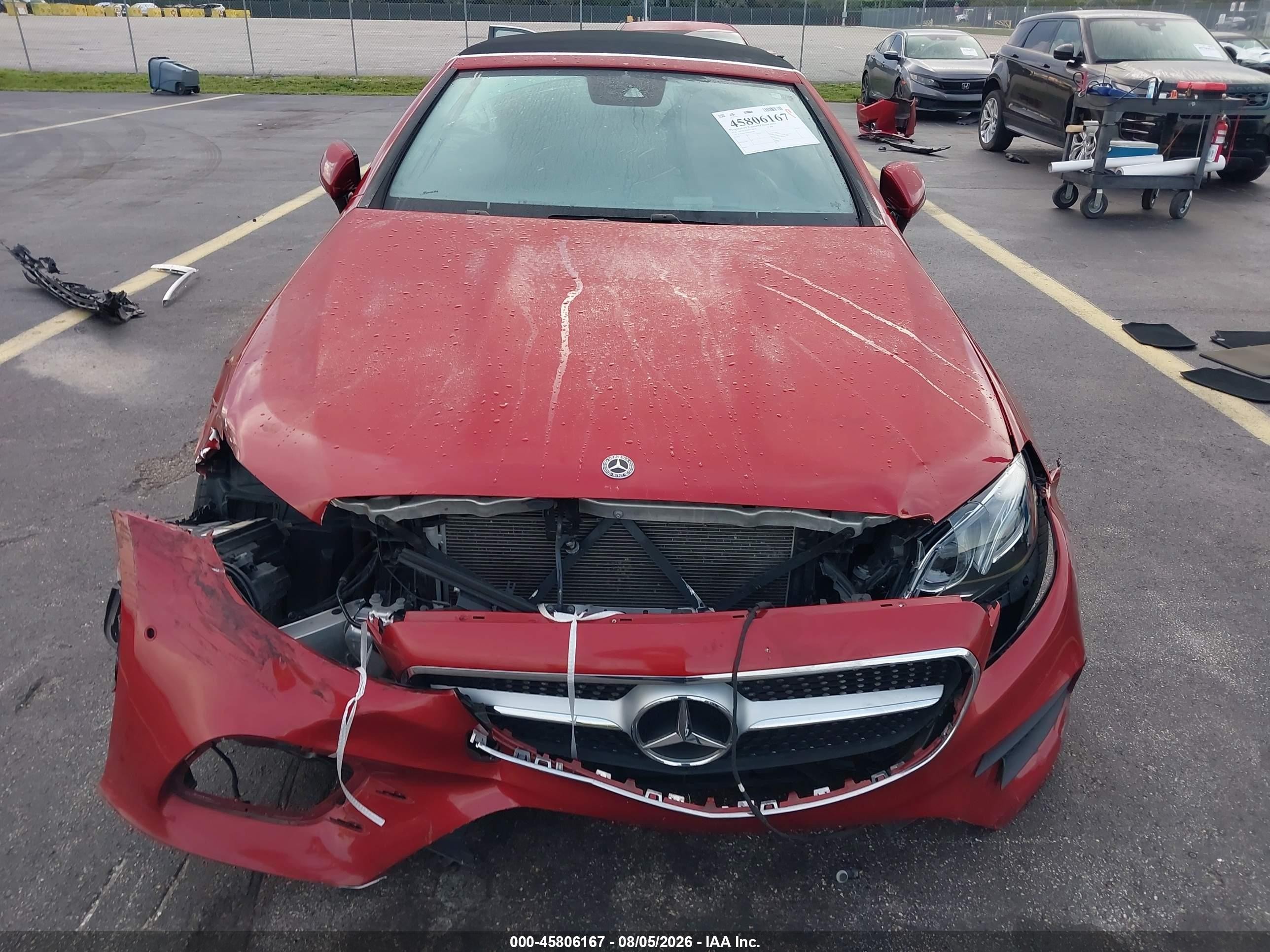2018 Mercedes-benz E 400 Red vin: WDD1K6FB6JF042106
