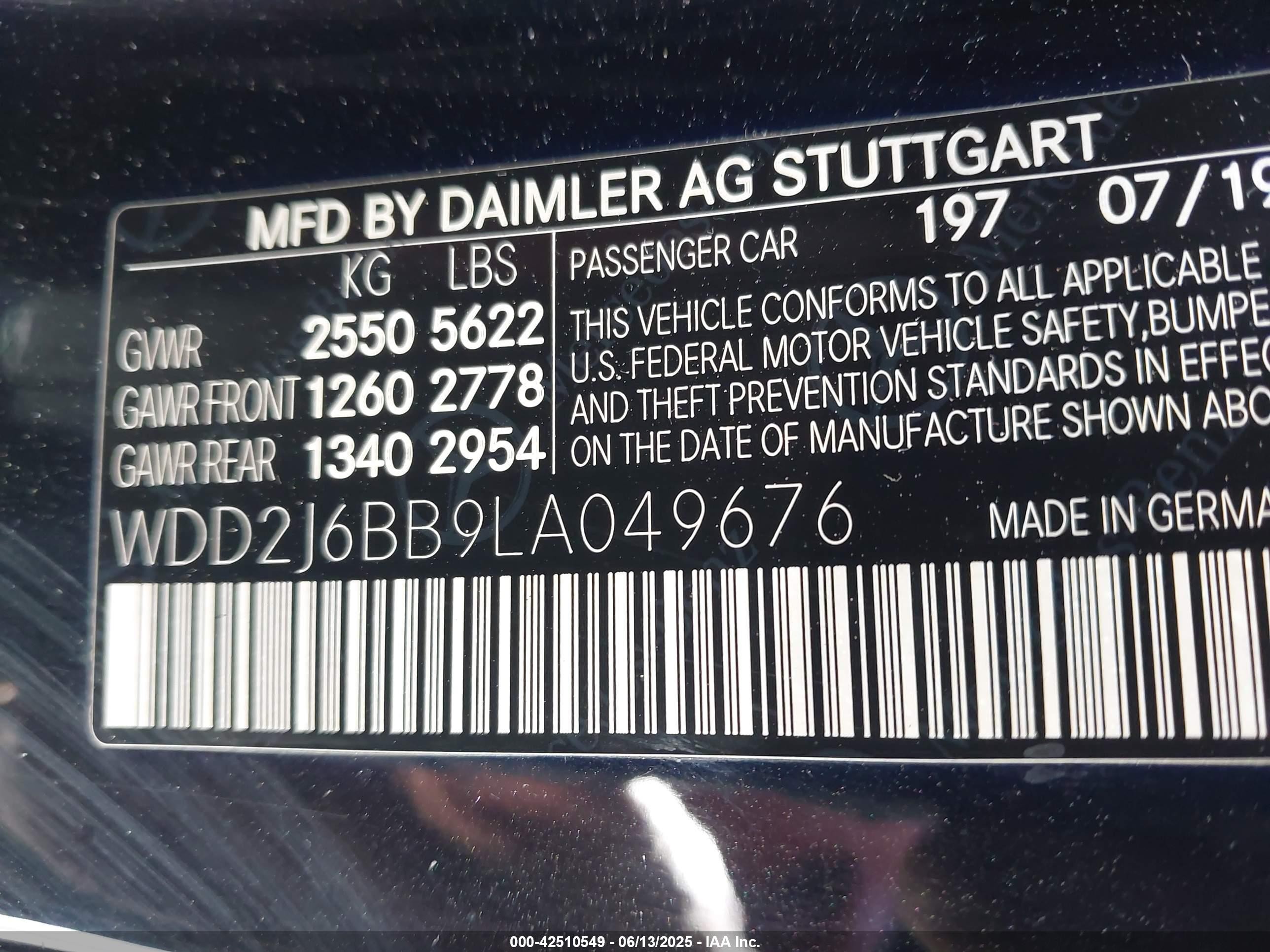 2020 Mercedes-benz Amg Cls 53 4matic Black vin: WDD2J6BB9LA049676