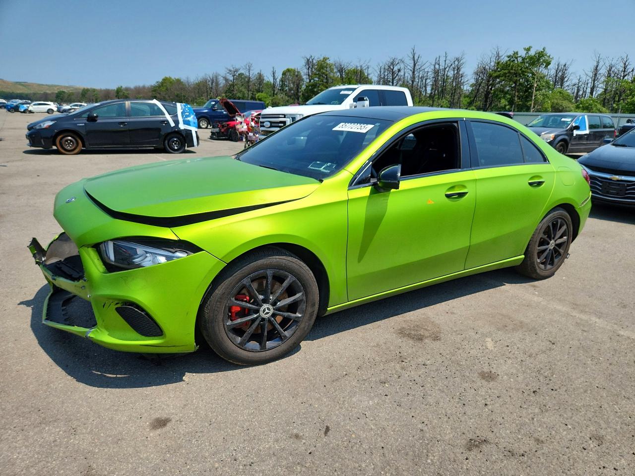 2019 Mercedes-benz A 220 4matic Green vin: WDD3G4FB4KW001702