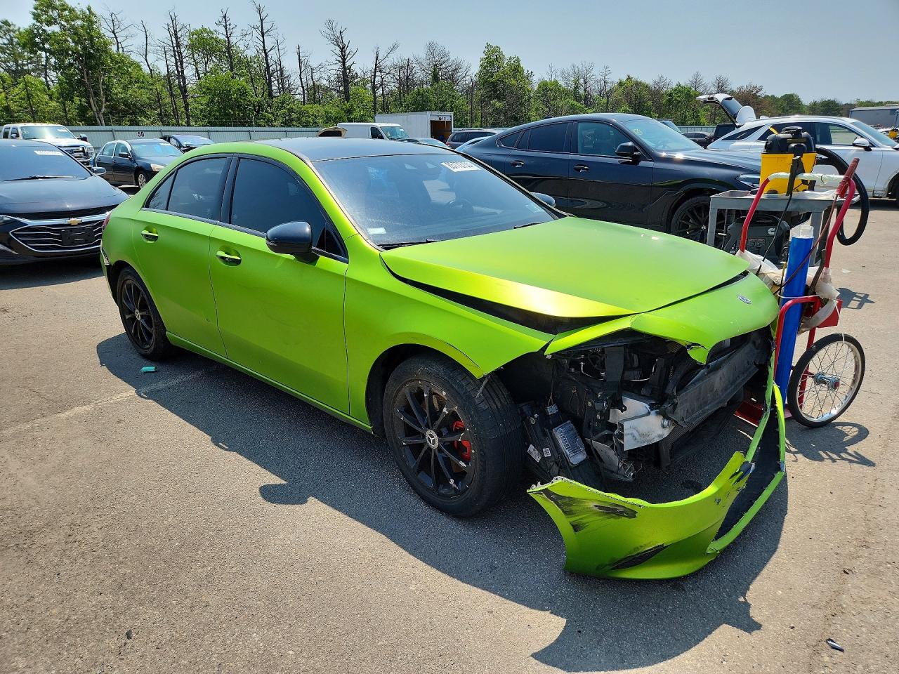 2019 Mercedes-benz A 220 4matic Green vin: WDD3G4FB4KW001702