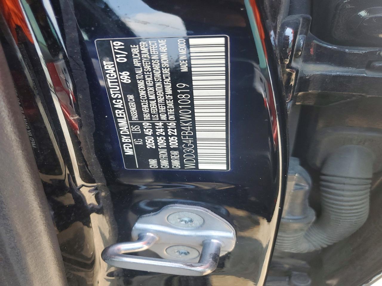 2019 Mercedes-benz A 220 4matic Black vin: WDD3G4FB4KW010819