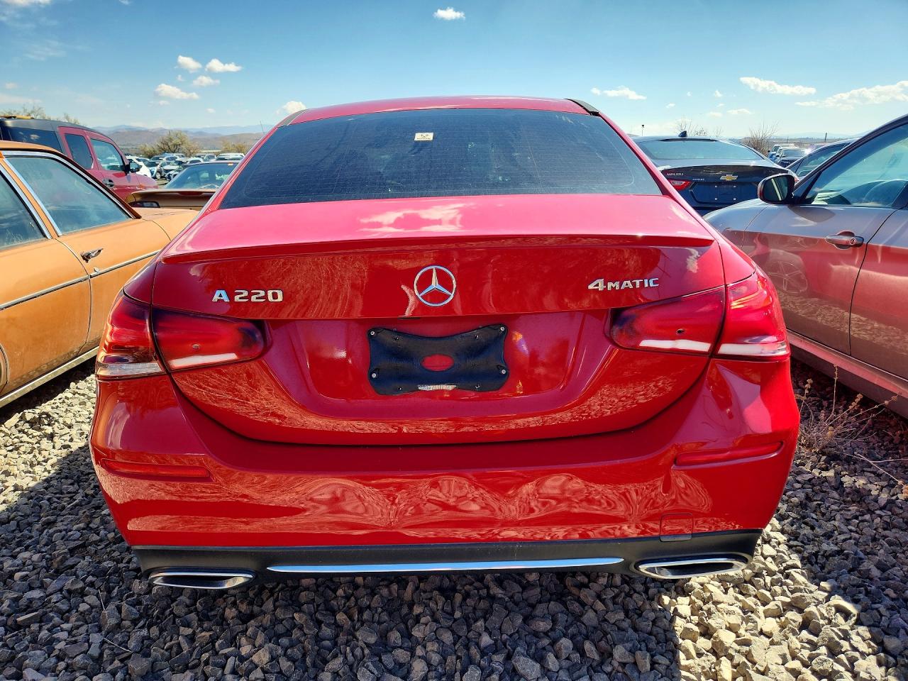 2019 Mercedes-benz A 220 4matic Красный vin: WDD3G4FB5KW020047