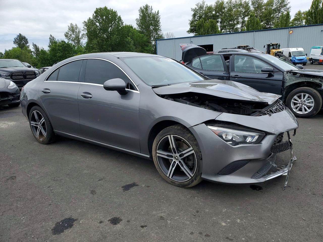 2020 Mercedes-benz Cla 250 4matic Gray vin: WDD5J4HB0LN071289