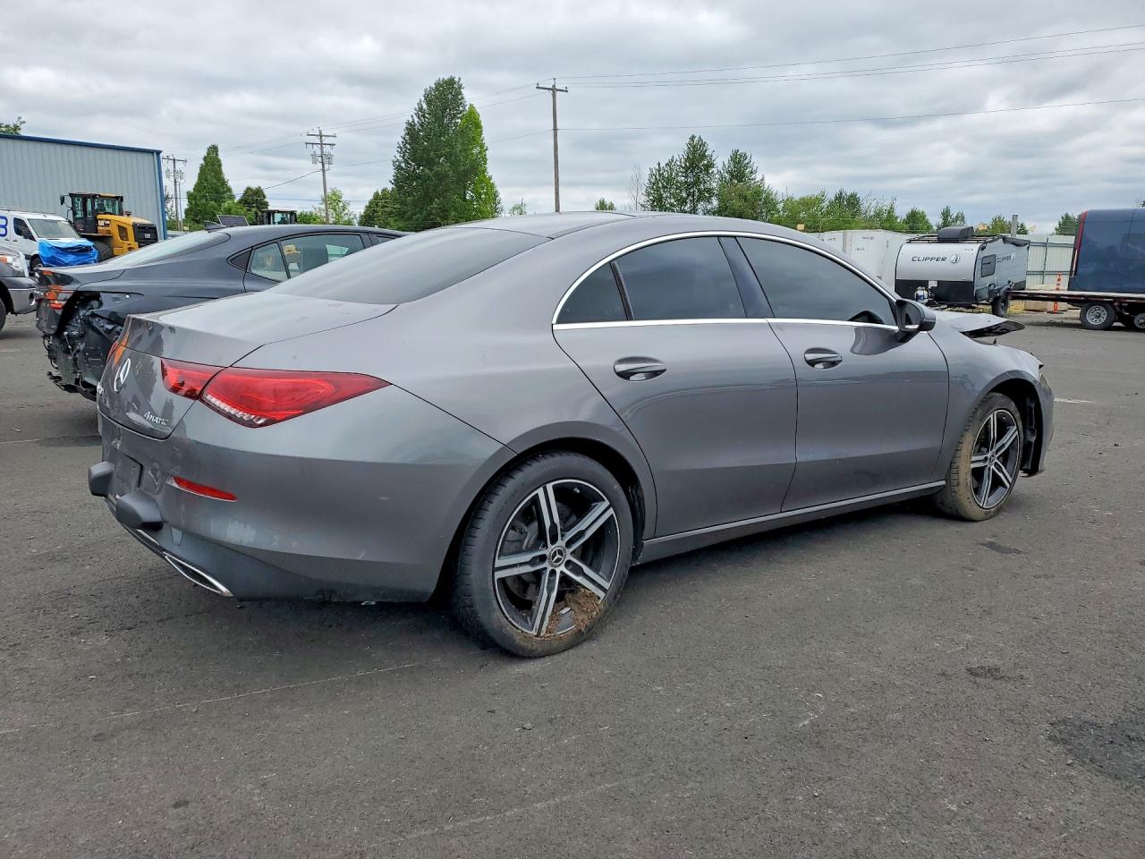 2020 Mercedes-benz Cla 250 4matic Gray vin: WDD5J4HB0LN071289