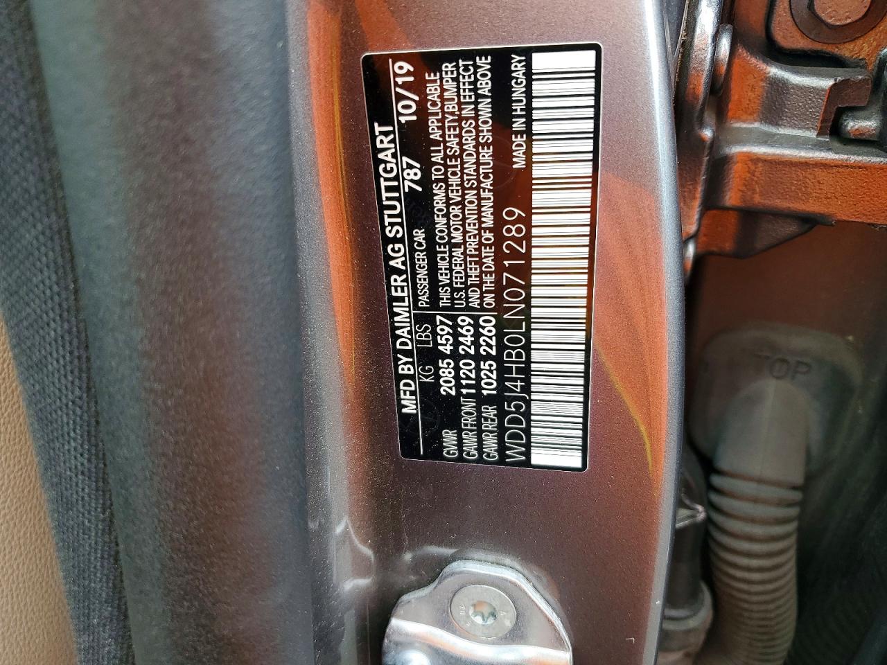 2020 Mercedes-benz Cla 250 4matic Gray vin: WDD5J4HB0LN071289
