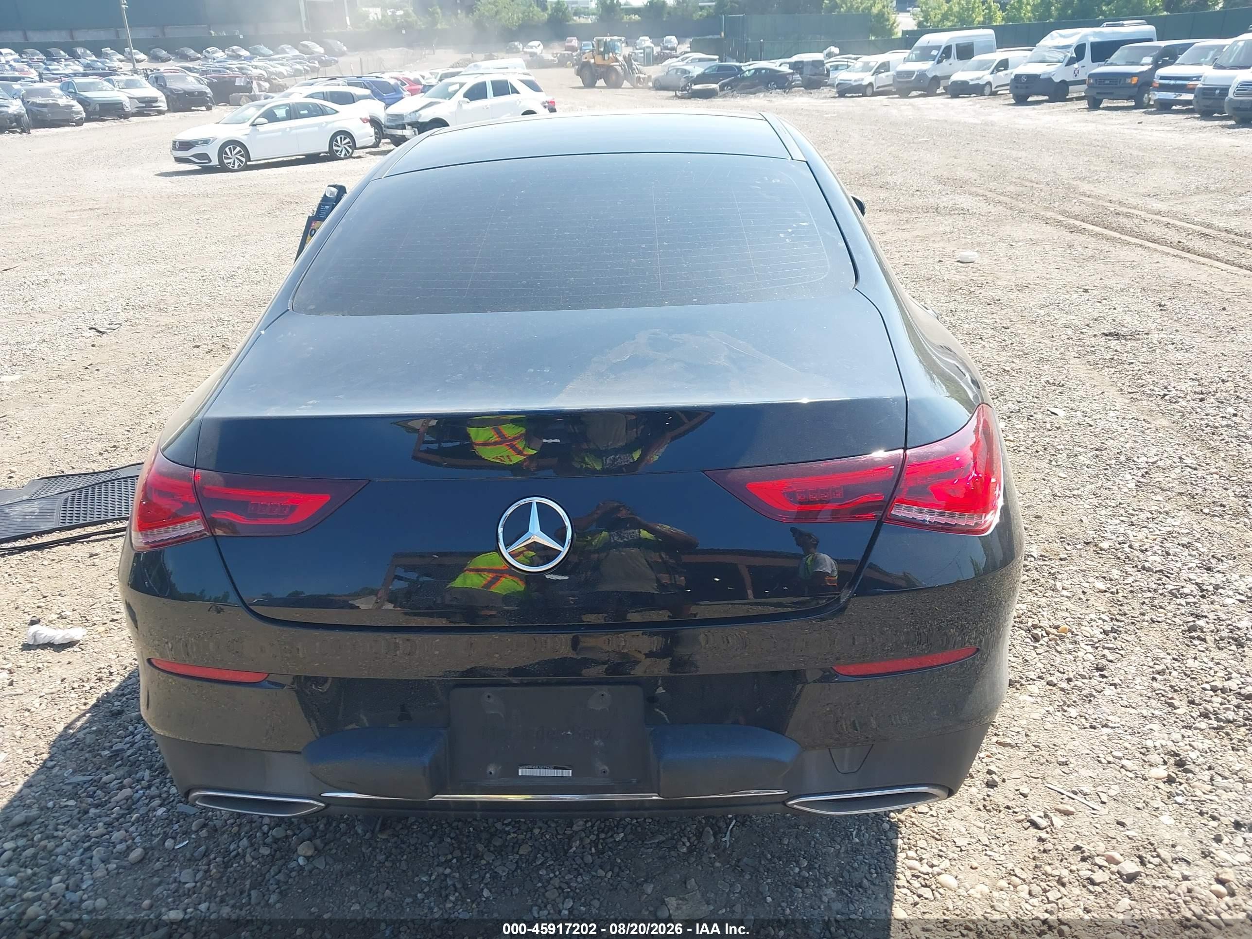 2020 Mercedes-benz Cla 250 4matic Черный vin: WDD5J4HB8LN079432