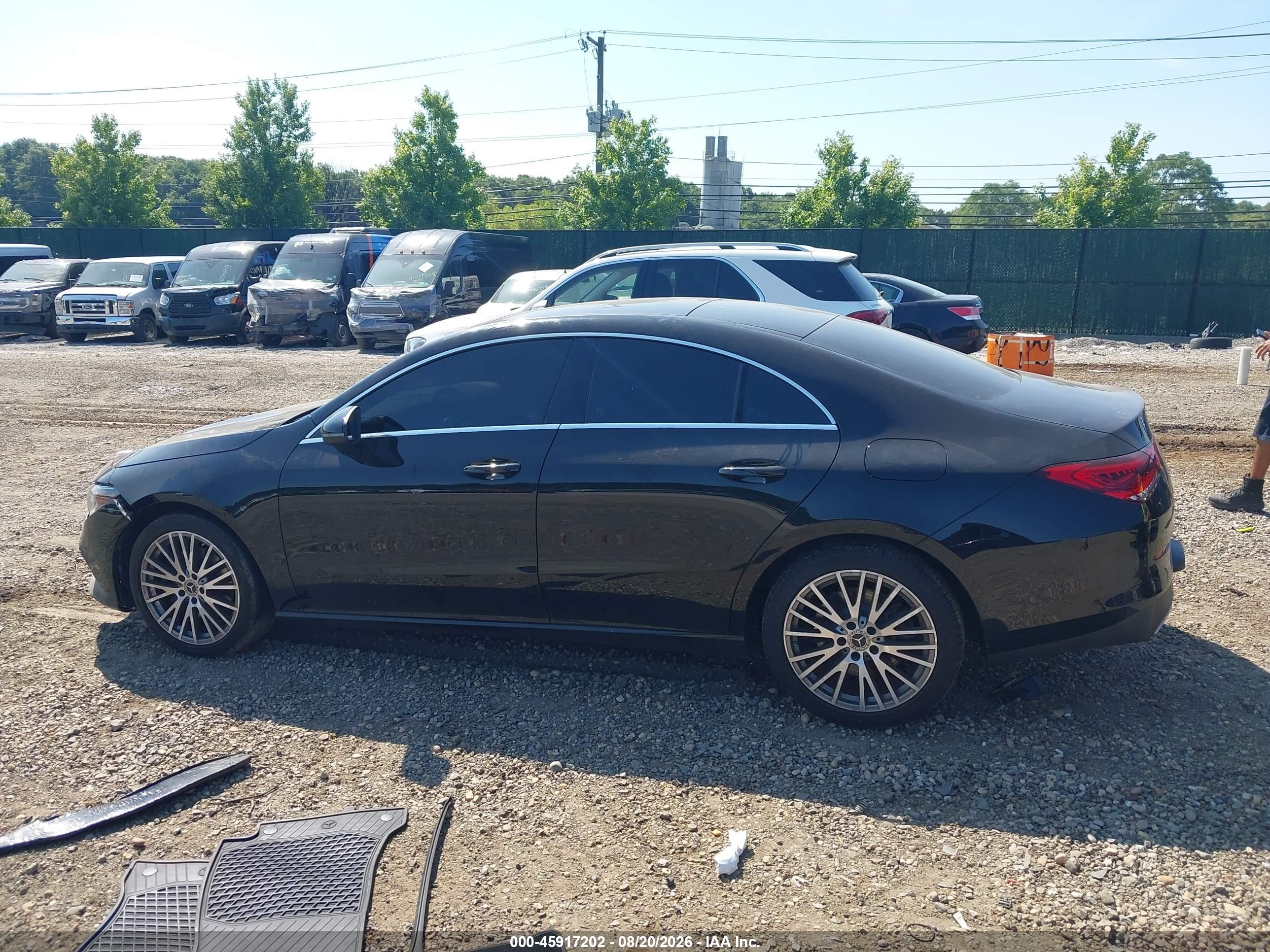 2020 Mercedes-benz Cla 250 4matic Черный vin: WDD5J4HB8LN079432