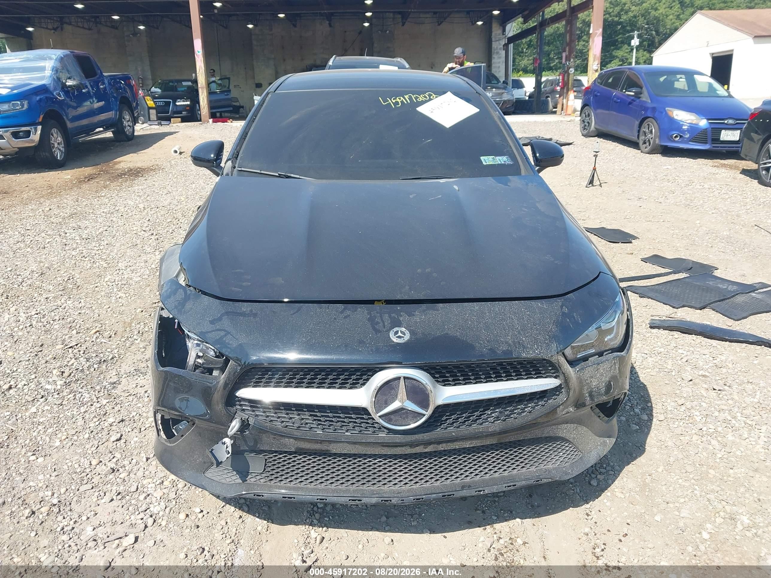 2020 Mercedes-benz Cla 250 4matic Черный vin: WDD5J4HB8LN079432