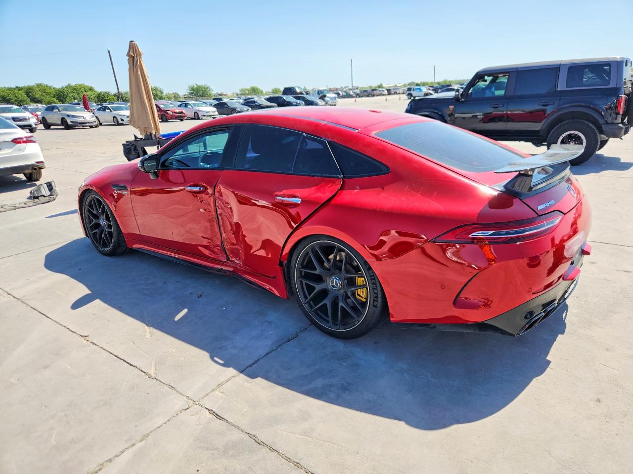 2019 Mercedes-benz Amg Gt 63 Красный vin: WDD7X8JBXKA001782