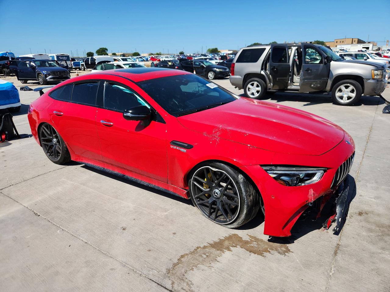 2019 Mercedes-benz Amg Gt 63 Красный vin: WDD7X8JBXKA001782