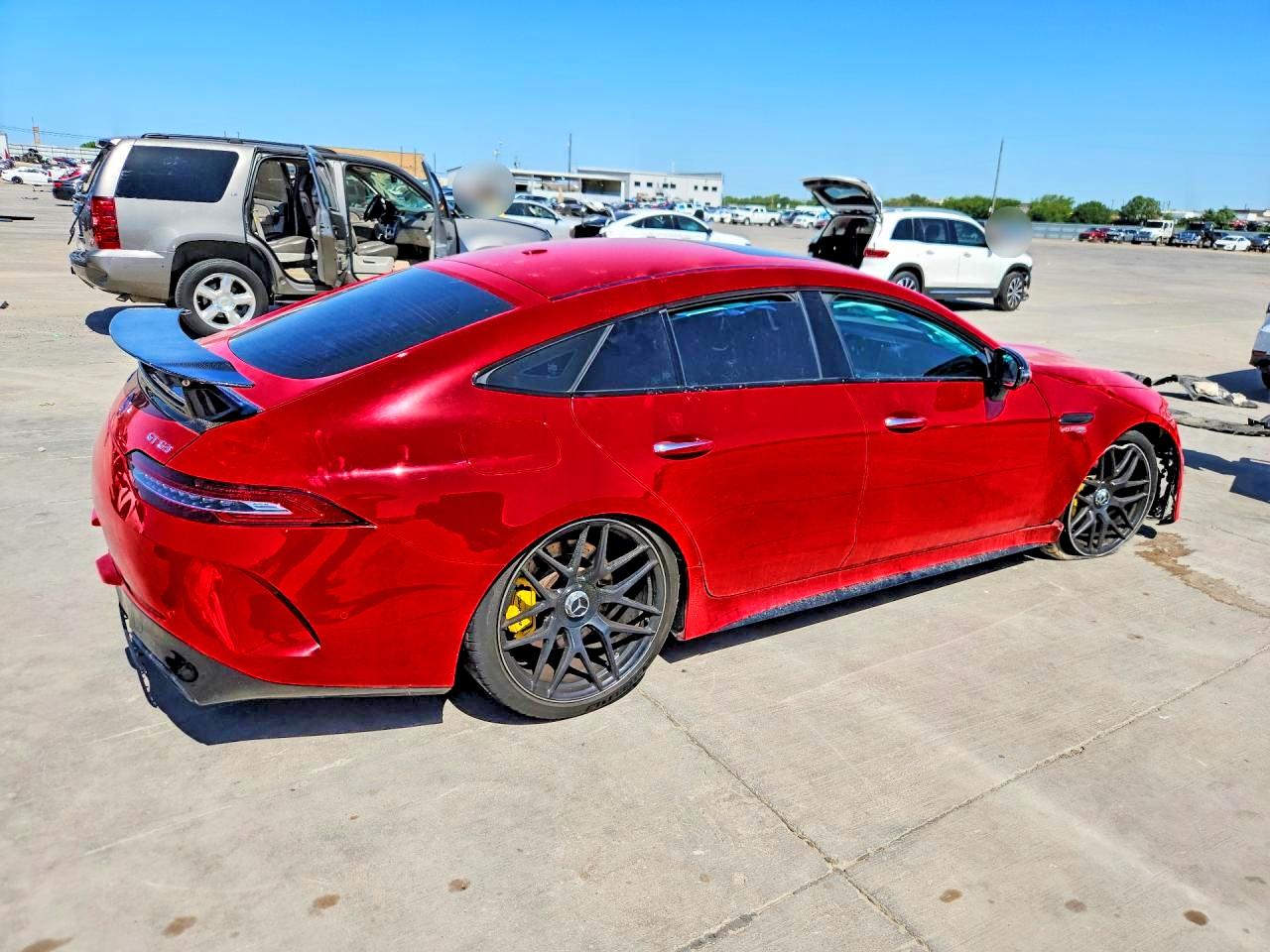 2019 Mercedes-benz Amg Gt 63 Красный vin: WDD7X8JBXKA001782