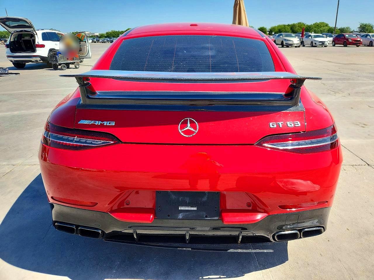 2019 Mercedes-benz Amg Gt 63 Красный vin: WDD7X8JBXKA001782