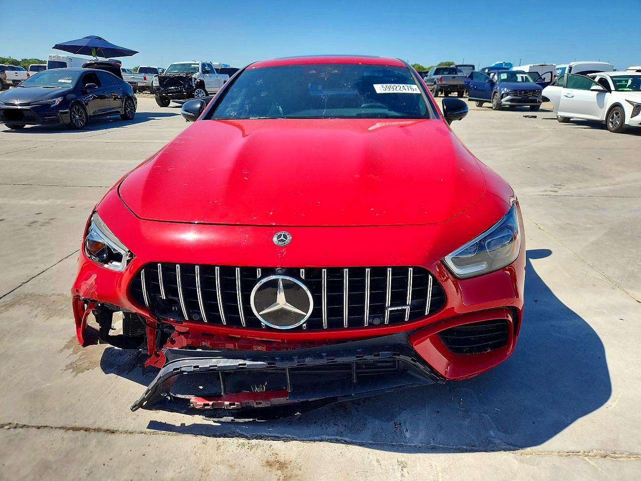 2019 Mercedes-benz Amg Gt 63 Красный vin: WDD7X8JBXKA001782