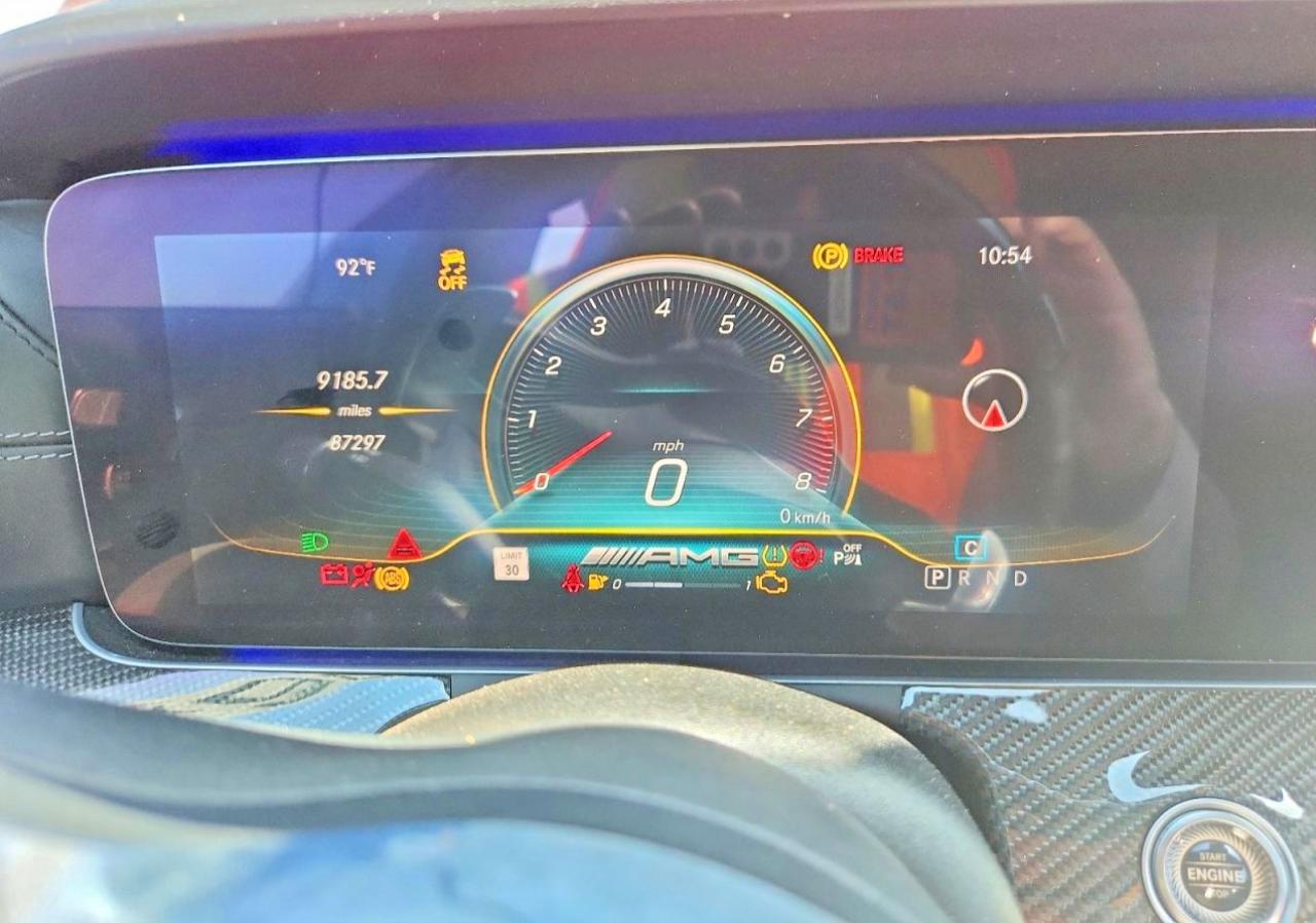 2019 Mercedes-benz Amg Gt 63 Красный vin: WDD7X8JBXKA001782