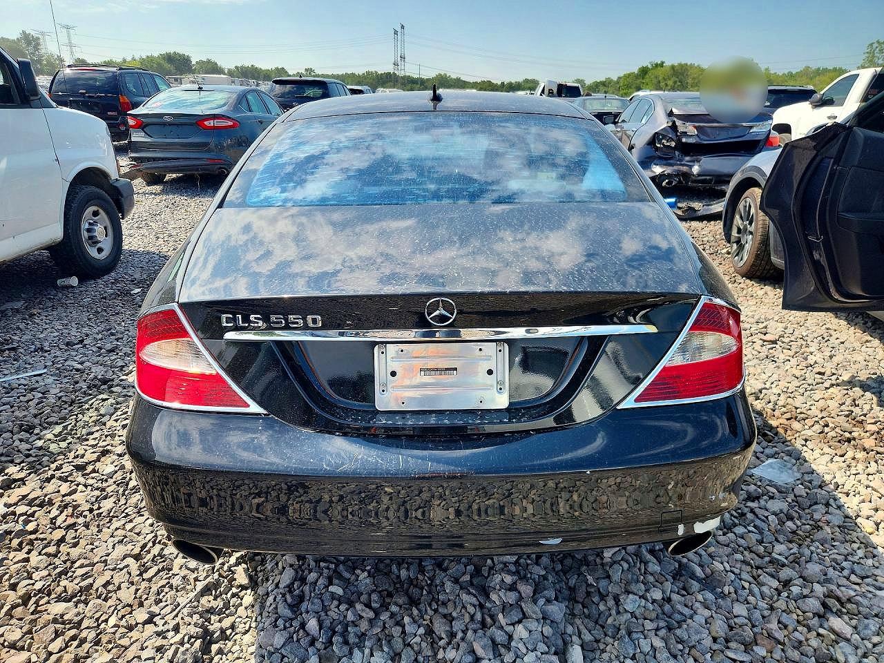 2008 Mercedes-benz Cls 550 Black vin: WDDDJ72X08A123083