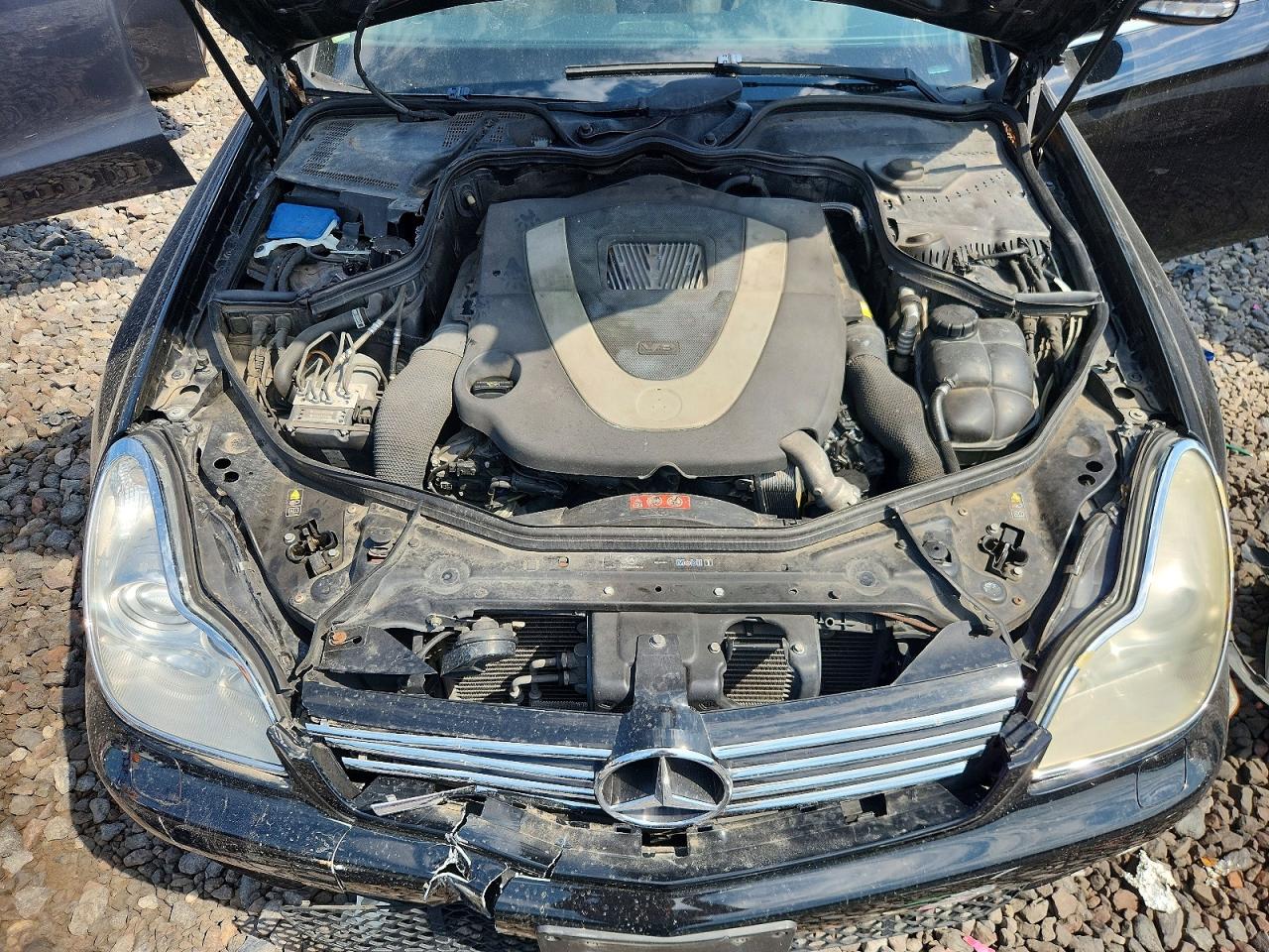 2008 Mercedes-benz Cls 550 Black vin: WDDDJ72X08A123083