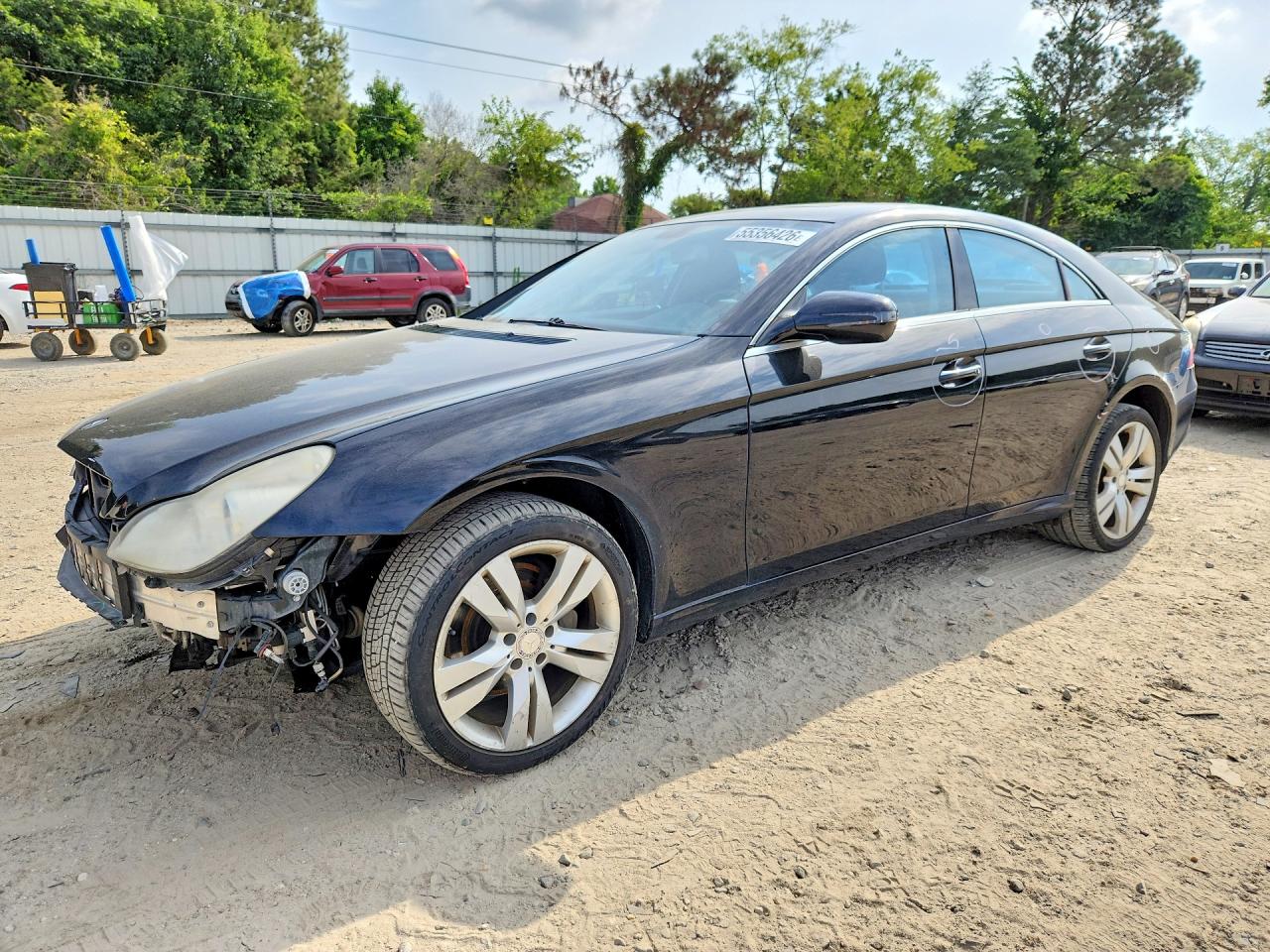 2009 Mercedes-benz Cls 550 Black vin: WDDDJ72X09A149698
