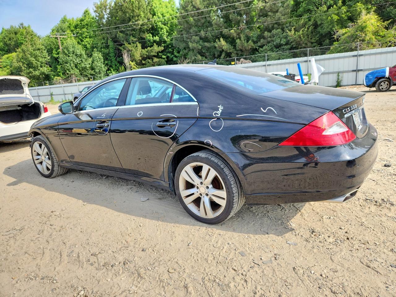 2009 Mercedes-benz Cls 550 Black vin: WDDDJ72X09A149698