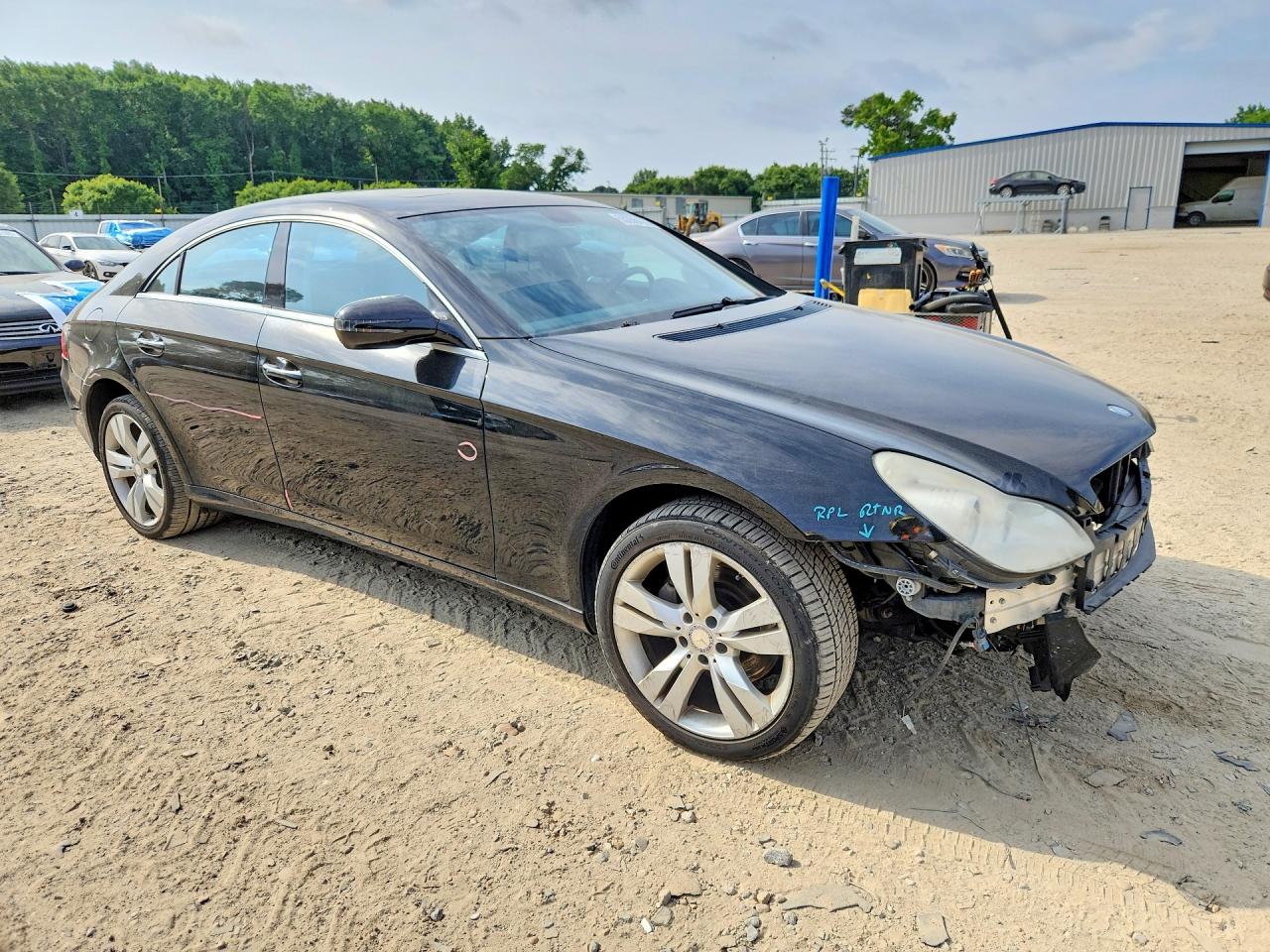 2009 Mercedes-benz Cls 550 Black vin: WDDDJ72X09A149698