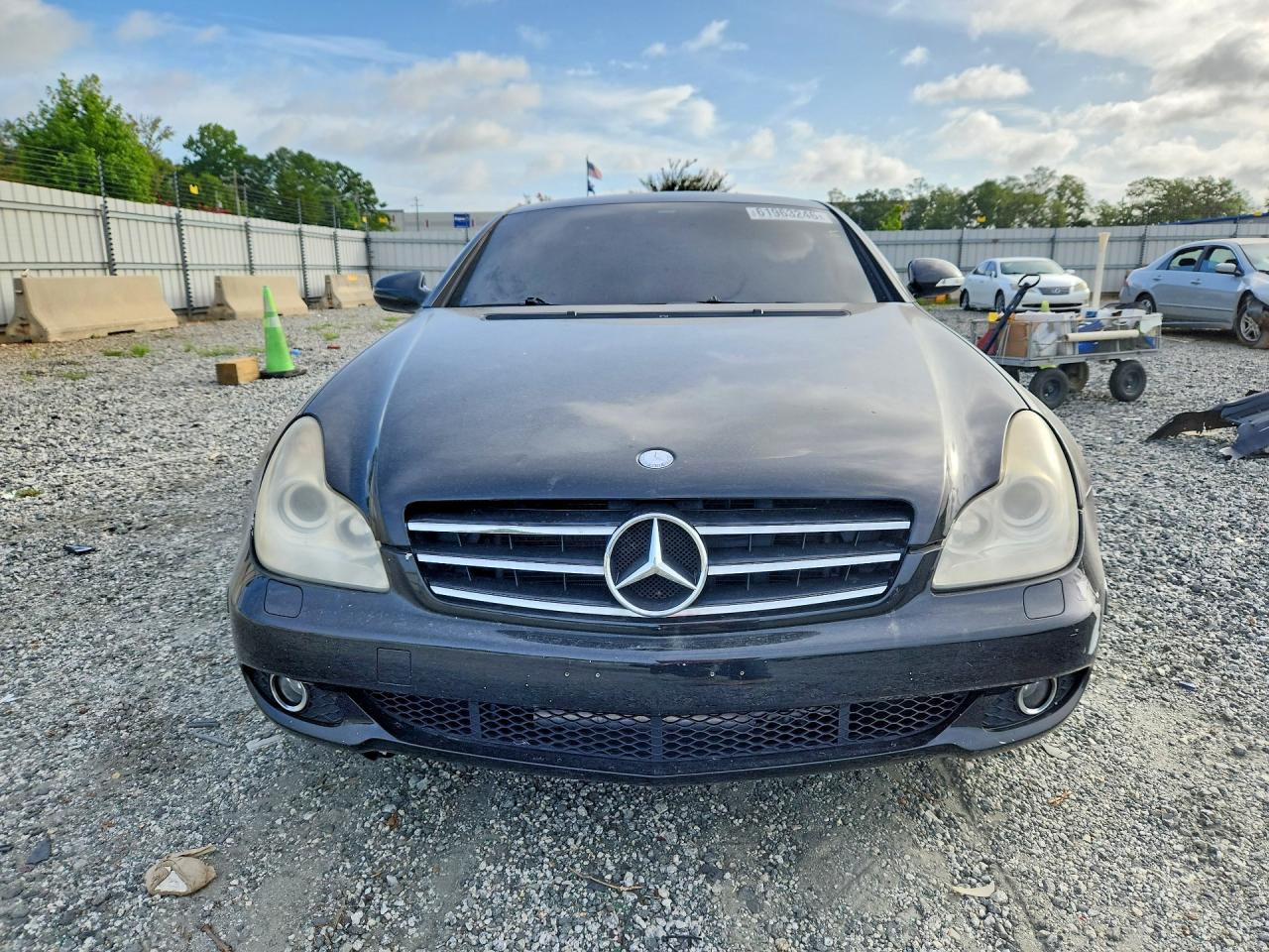 2007 Mercedes-benz Cls 550 Black vin: WDDDJ72X17A081067