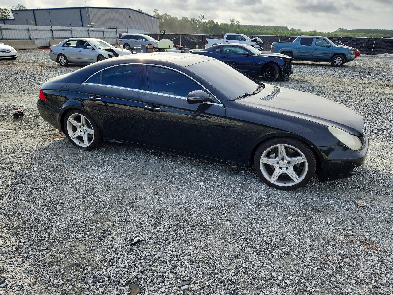 2007 Mercedes-benz Cls 550 Black vin: WDDDJ72X17A081067