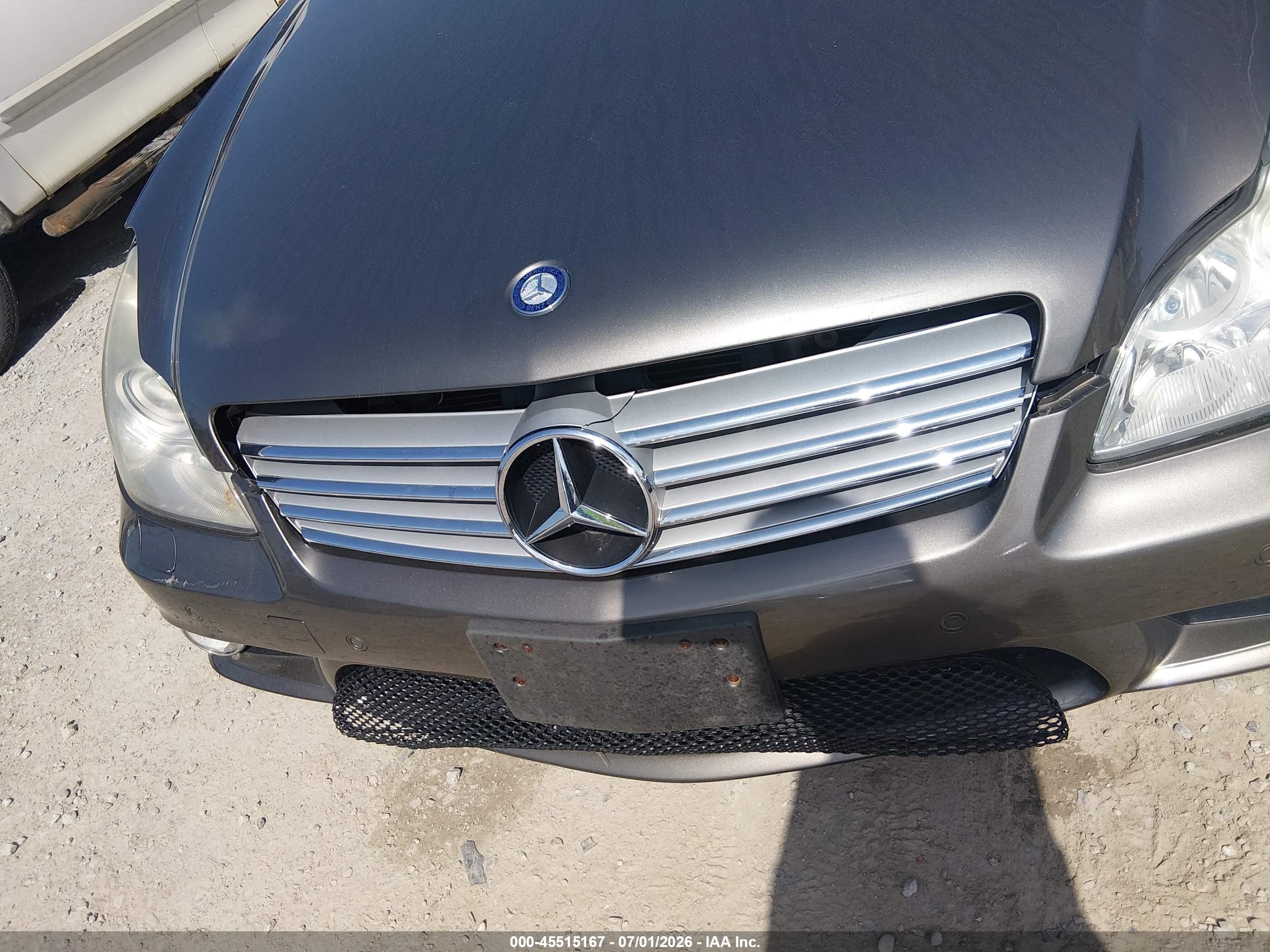 2008 Mercedes-benz Cls 550   Gray vin: WDDDJ72X28A123781