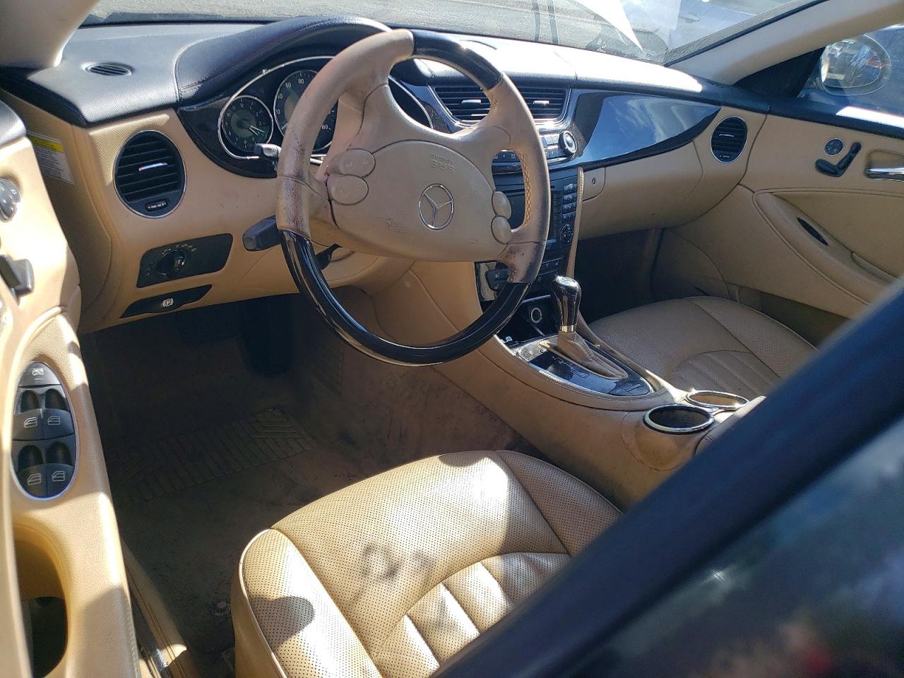 2008 Mercedes-benz Cls 550 Gray vin: WDDDJ72X28A128995