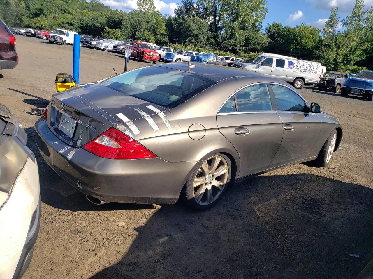 2008 Mercedes-benz Cls 550 Gray vin: WDDDJ72X28A128995